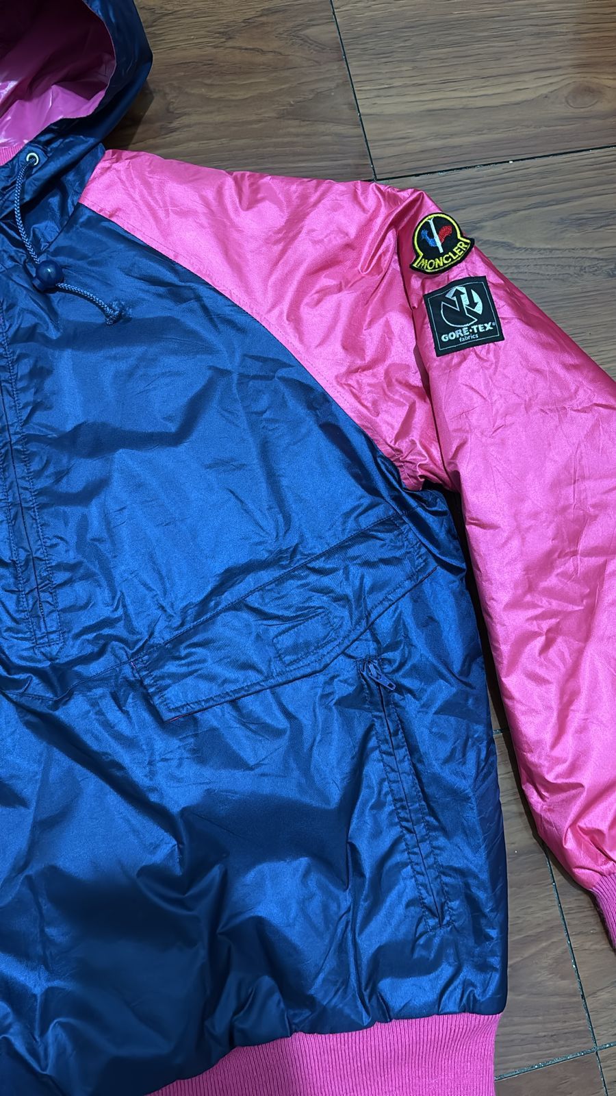 Moncler Vintage Moncler Ski Wear ASICS Hoodie Puffer Bomber Jacket Size US L / EU 52-54 / 3 - 5 Thumbnail