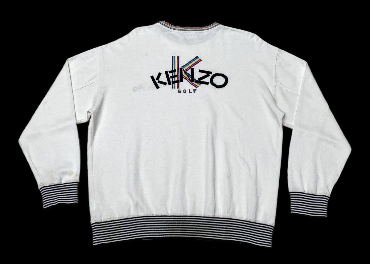 Kenzo × Vintage Vintage Brand Kenzo Big Logo Sweatshirt 1990s Size US L / EU 52-54 / 3 - 2 Thumbnail