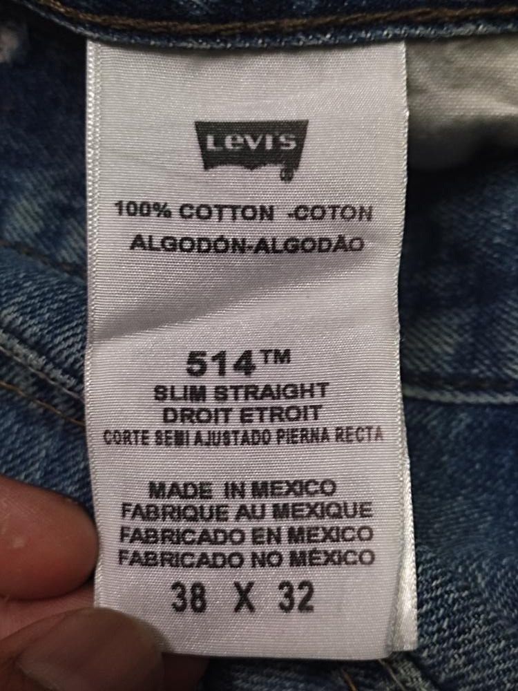 Levi's × Vintage VINTAGE LEVIS 514 DISTRESSED SLIM STRAIGHT STYLE Size US 40 / EU 56 - 10 Thumbnail