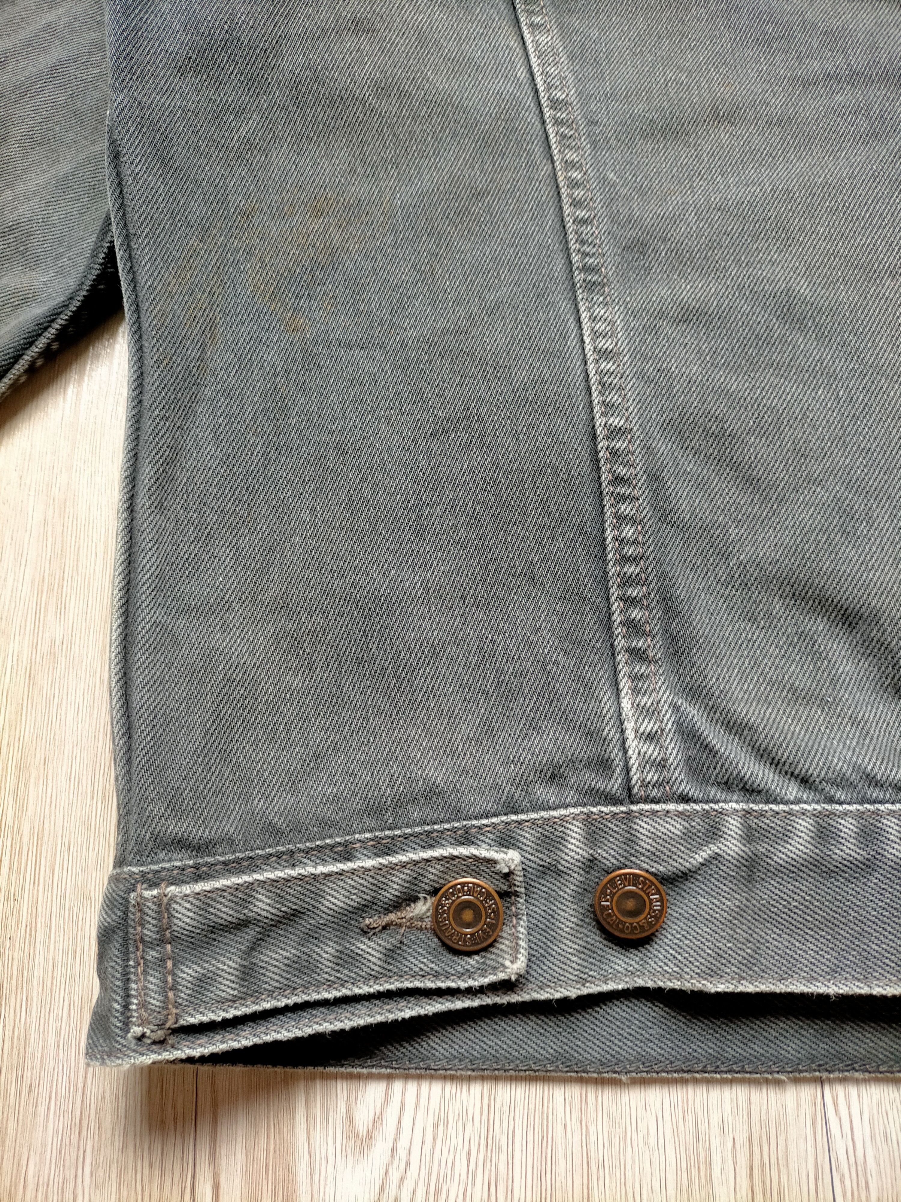 Levi's Vintage 90s Levis 503 Super Black Trucker Jacket Jeans Size US L / EU 52-54 / 3 - 19 Thumbnail