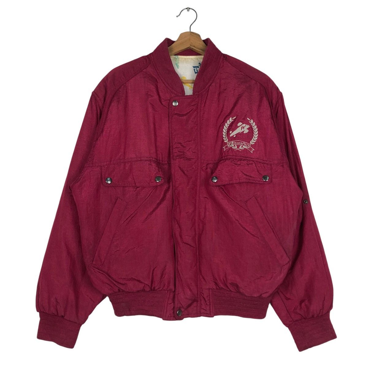Kadoya MVtg Reversible Bomber Jacket F-1 Grand Prix Kadoya Big Logo Size US M / EU 48-50 / 2 - 2 Thumbnail