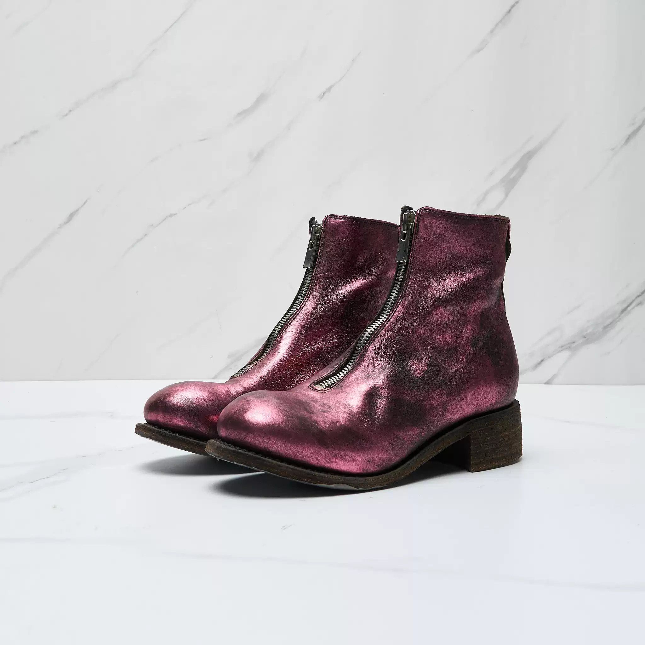 Guidi Authentic GUIDI Women's PL1 Ankle Boots Size US 8 / IT 38 - 1 Thumbnail