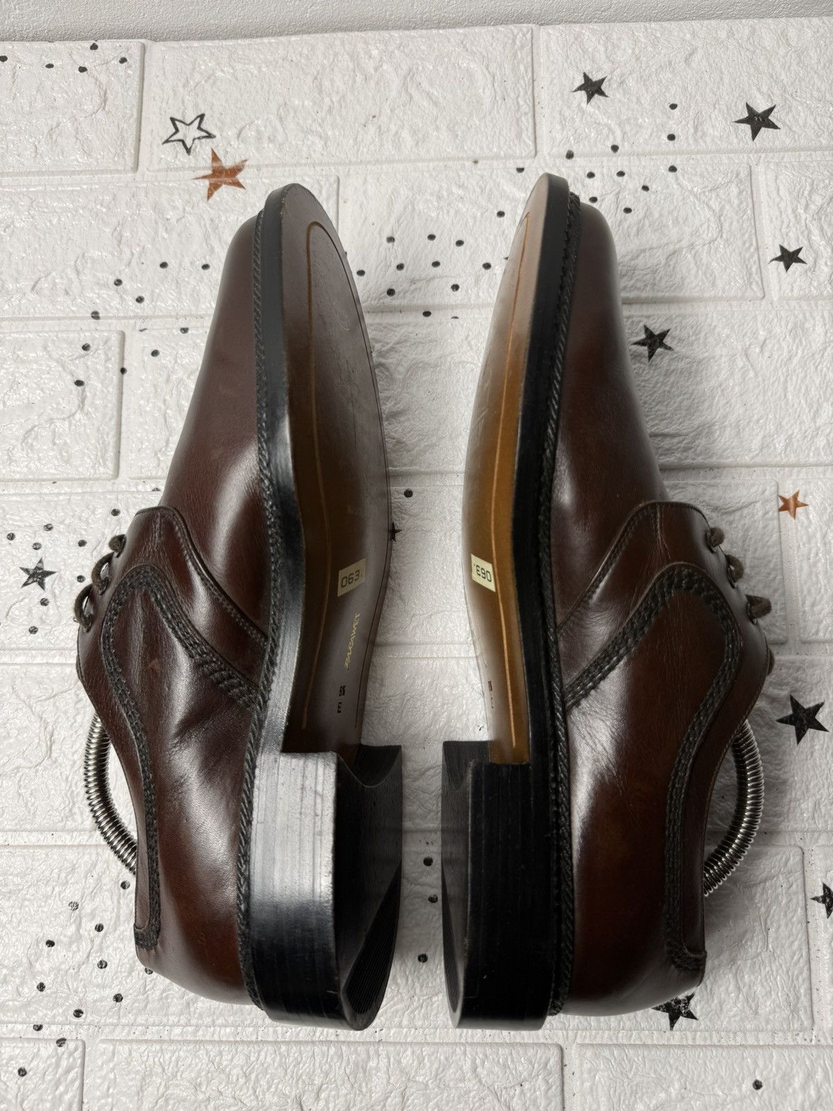 Bally Bally Parawet Oxford US9 UK8.5 EUR44 Vintage Brown Leather Size US 9 / EU 42 - 9 Thumbnail