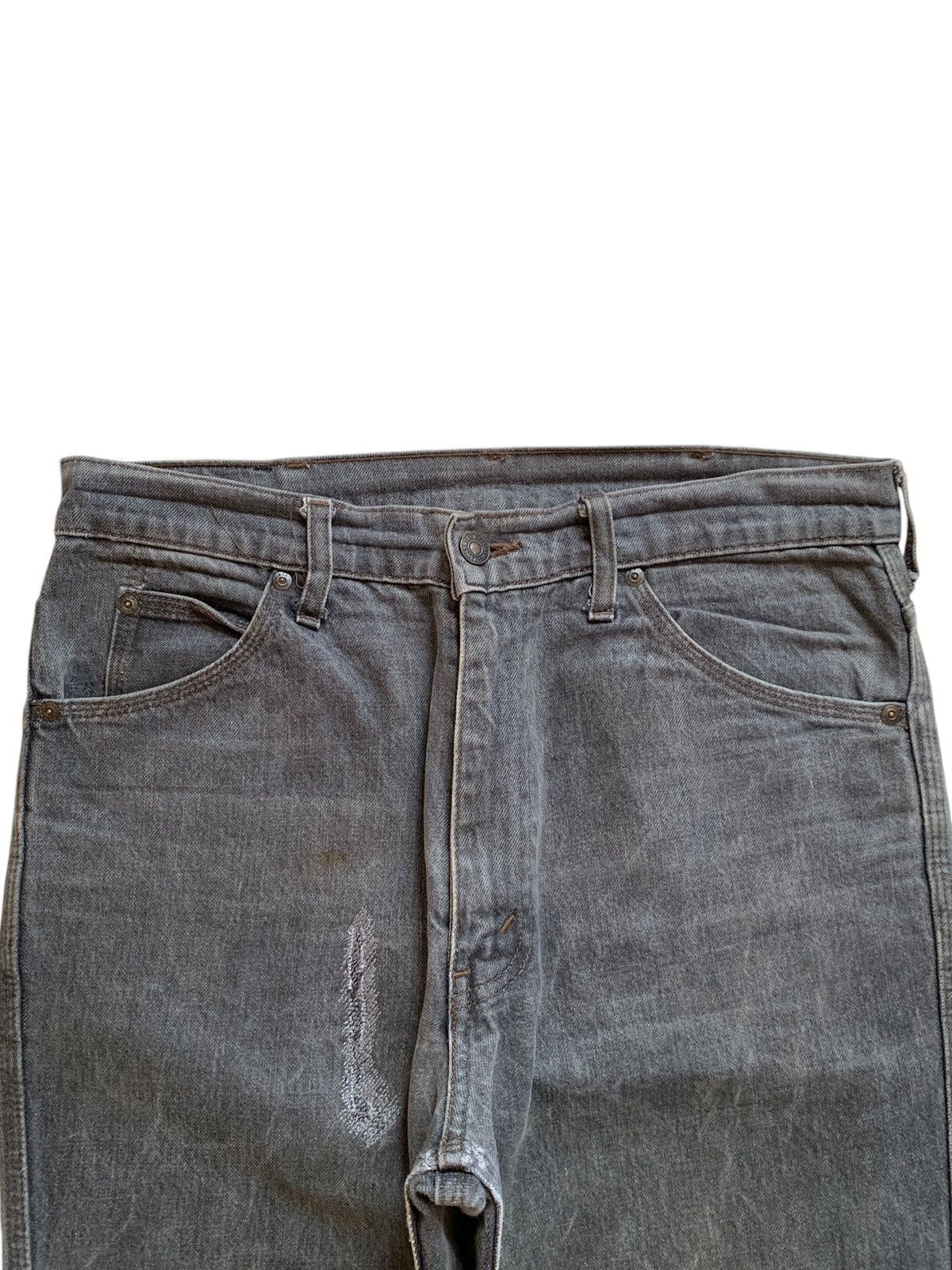 Levi's Vintage 90s Levis White Tag Frayed Hem Classic Baggy Jeans Size US 32 / EU 48 - 4 Thumbnail
