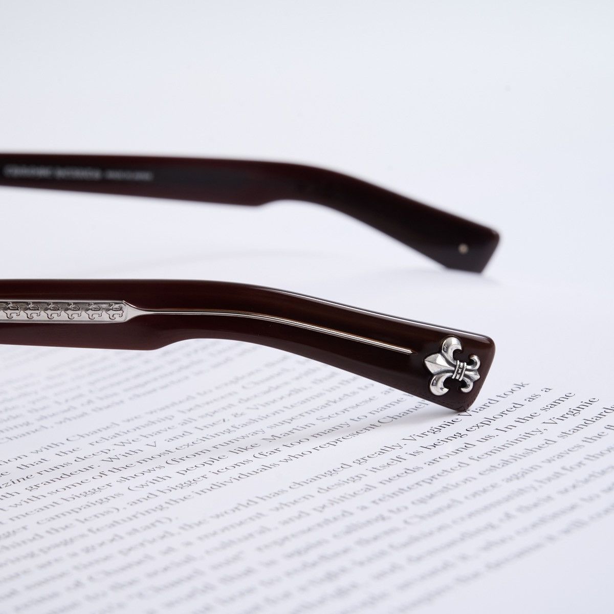 Chrome Hearts CHROME HEARTS SEE YOU IN TEA CLASSIC BROWN GLASSES Size ONE SIZE - 4 Thumbnail