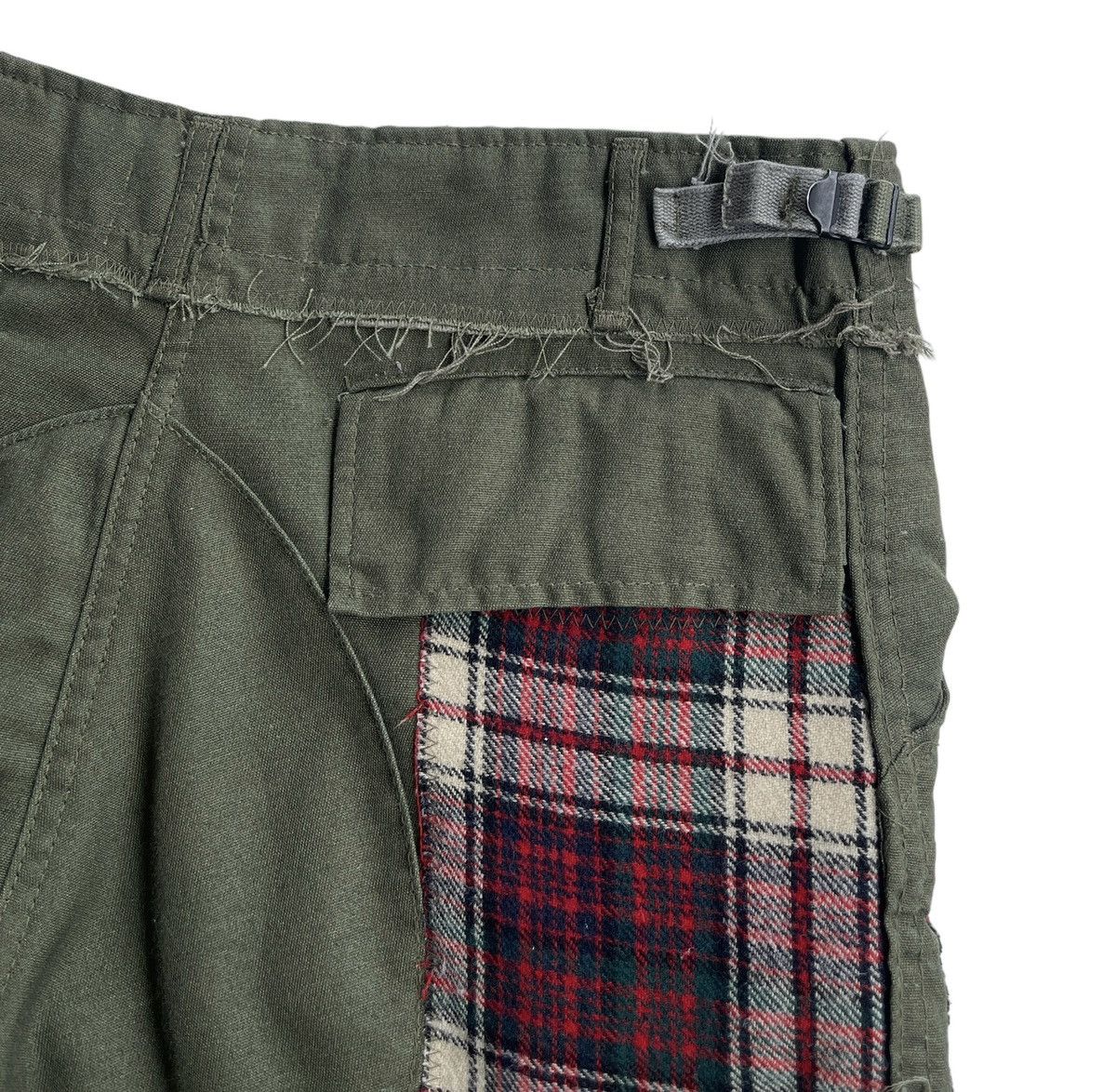 Japanese Brand Boy Minus One Tartan Patchwork Short Pants Size US 31 - 5 Thumbnail