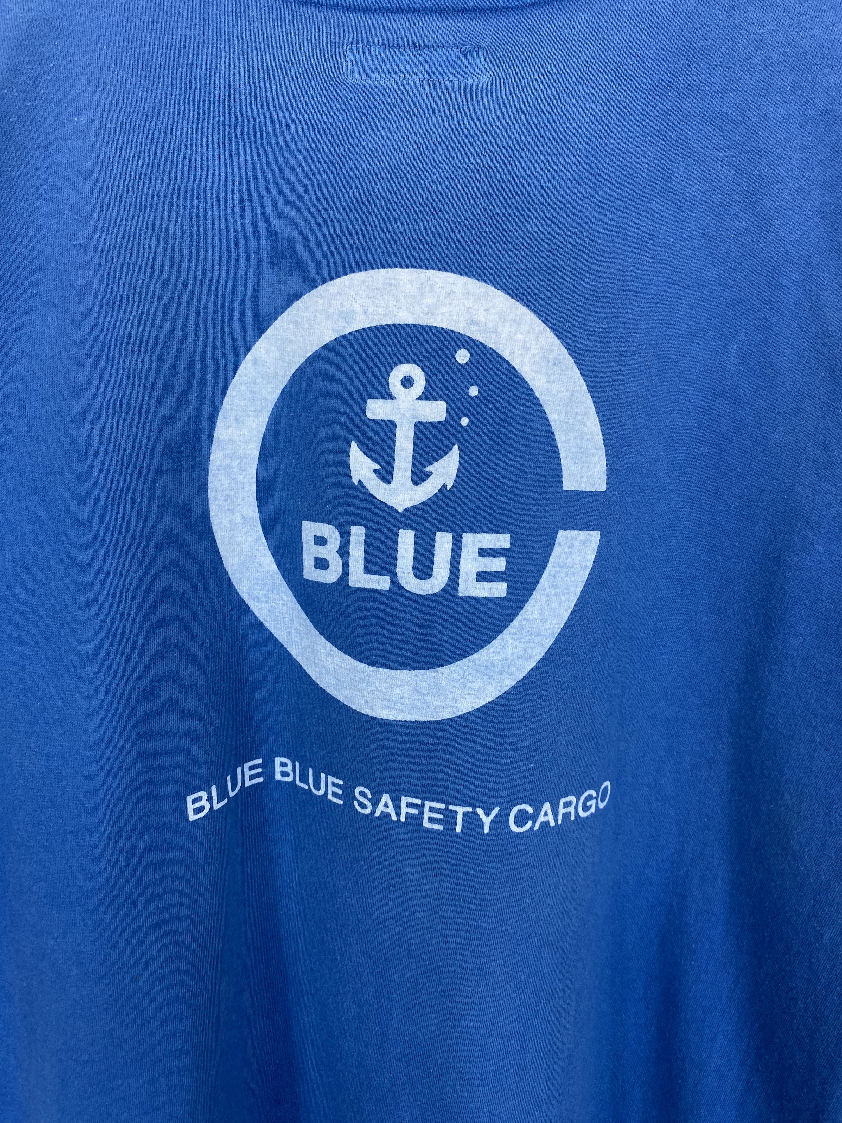Blue Blue Japan Vintage Y2K Japanese Brand Blue Blue T-Shirt Size US L / EU 52-54 / 3 - 4 Thumbnail
