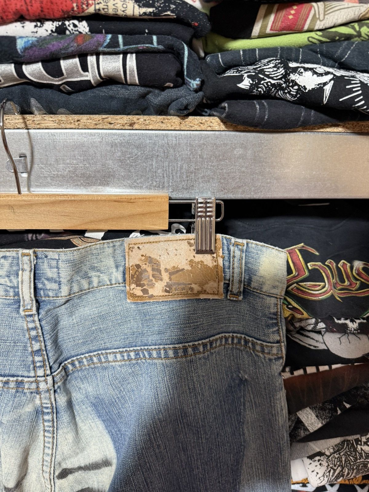 Japanese Brand CYBER PUNK Y2K VSCT JEANS DENIM NAVY AVANT GARD JEANS HYPE Size US 36 / EU 52 - 7 Thumbnail