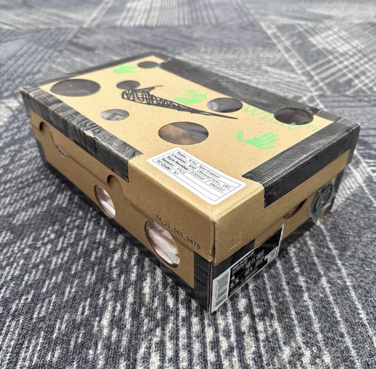 Off-White Off-White x Nike Dunk The 50 No.48 Co-branded Sneakers J42 Size US 6 / IT 36 - 7 Thumbnail