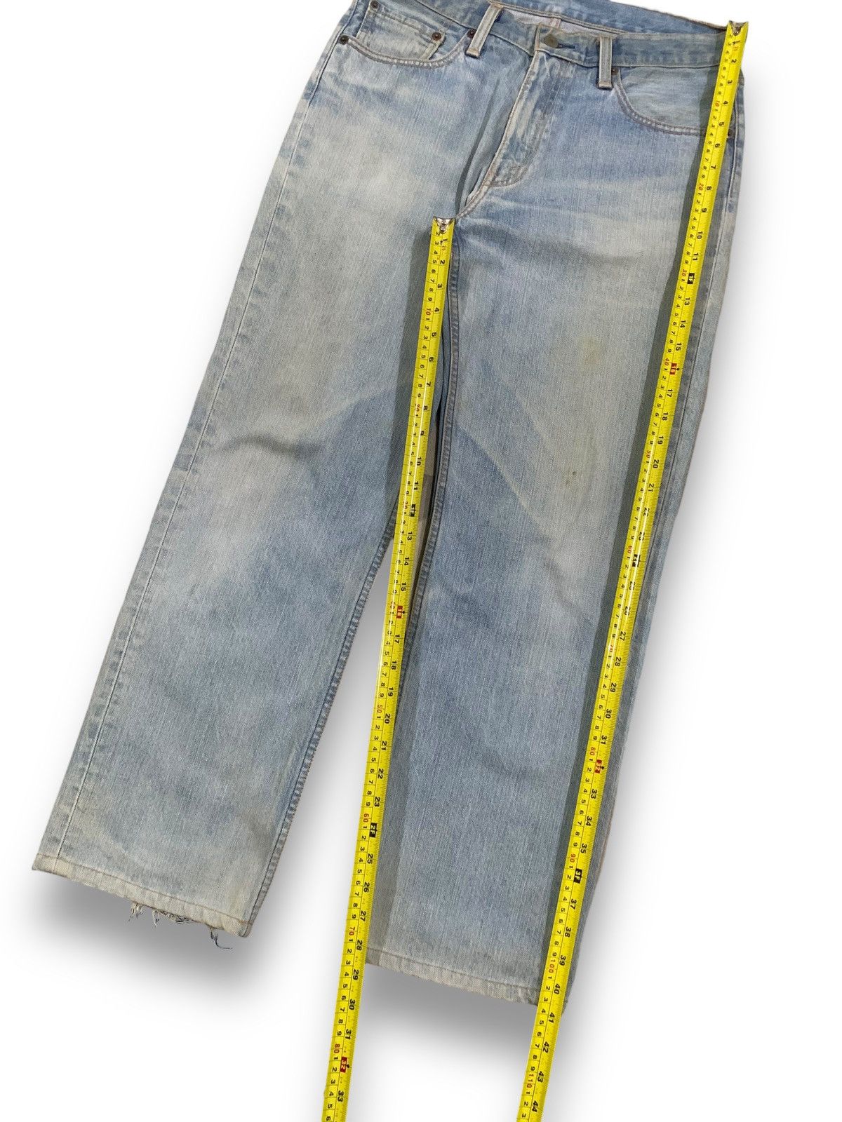 Levi's Vintage 90s Levis 702 Rusty Mud Wash Loose Jeans Size 33x28 Size US 33 - 16 Thumbnail