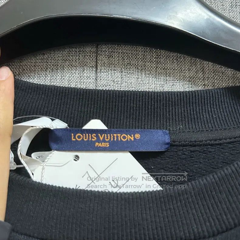Louis Vuitton Louis Vuitton Letter embroidered sweatshirt Size US XL / EU 56 / 4 - 3 Thumbnail