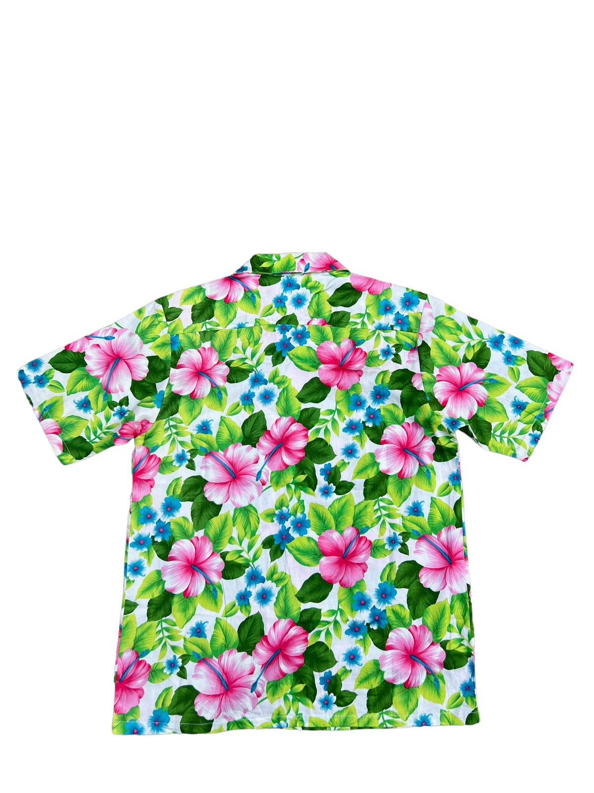 Japanese Brand Vintage 80s Guppy Okinawa Hibiscus Hawaiian Shirt Size US M / EU 48-50 / 2 - 2 Thumbnail