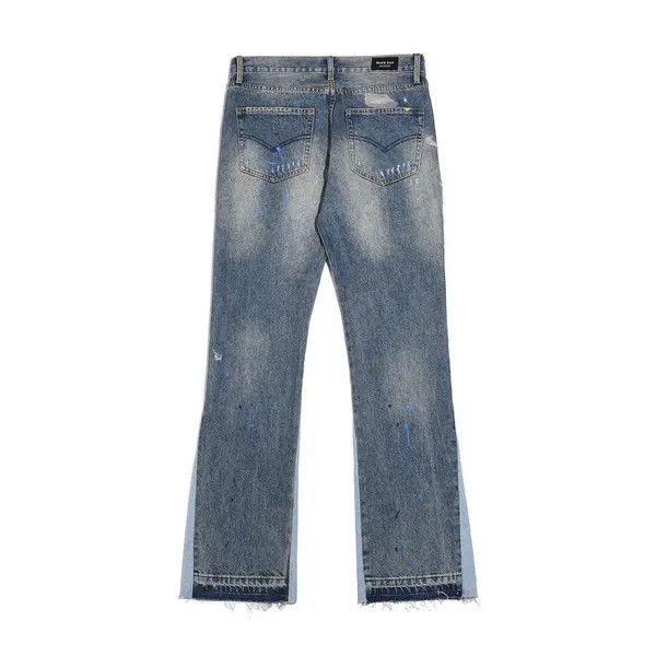 VIBE Paint Splatter Flare Panel Jeans Size US 32 / EU 48 - 5 Thumbnail