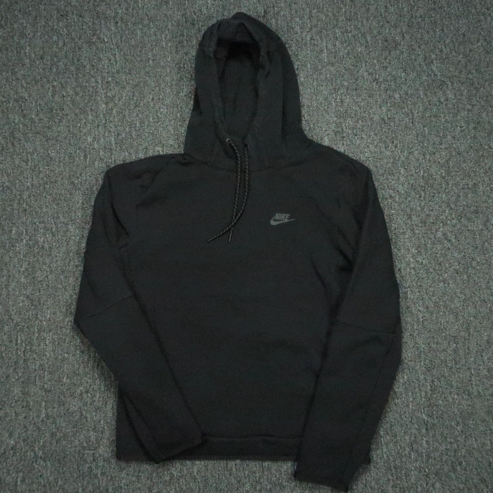 Nike Nike Hoodie Men Small Black Sportswear Tech Fleece Pullover Athletic Pockets Size US S / EU 44-46 / 1 - 2 Thumbnail