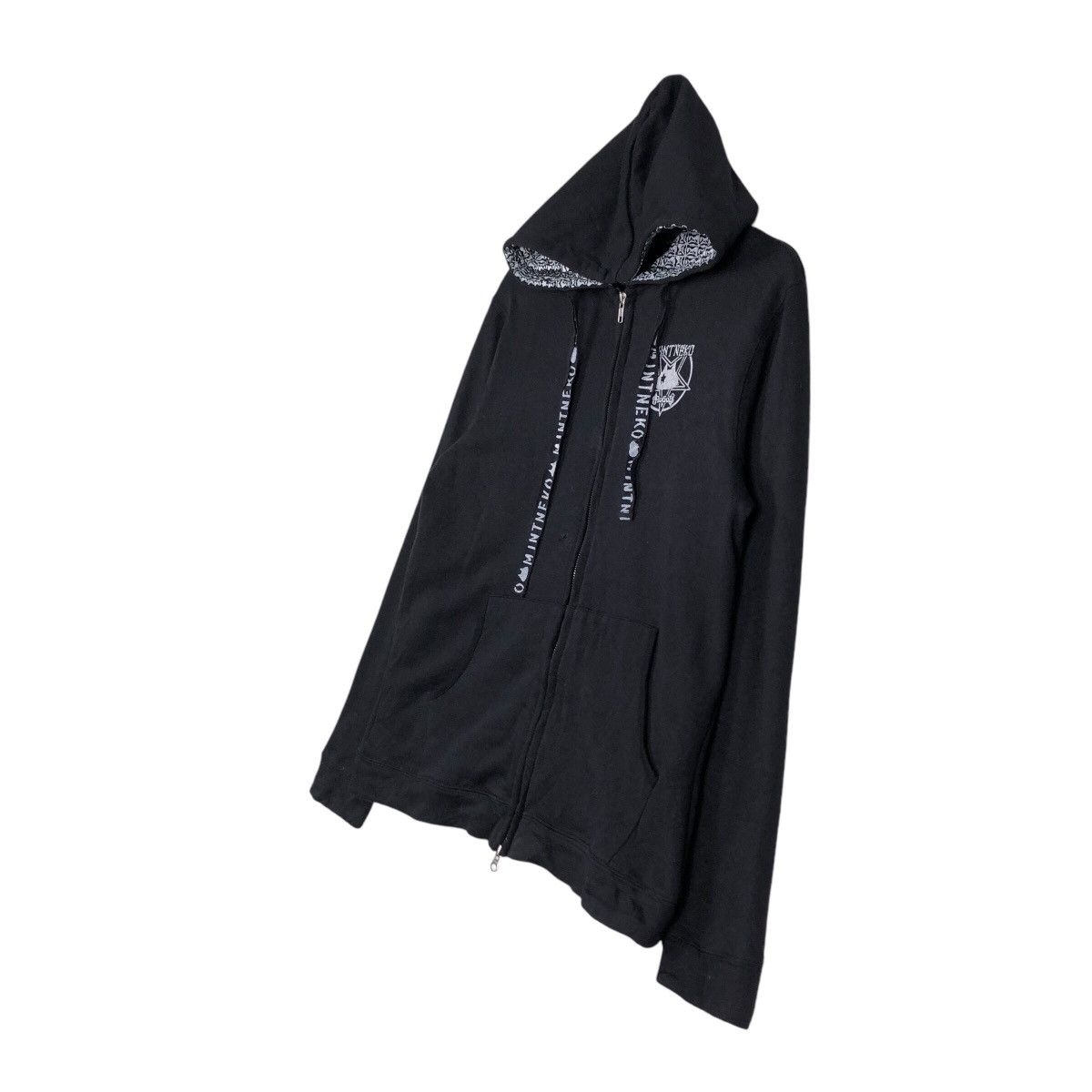 Cartoon Network × Japanese Brand 📌Hoodie Zipper Jacket Cartoon Mint Neko Big Logo Spell Out Size US M / EU 48-50 / 2 - 4 Thumbnail