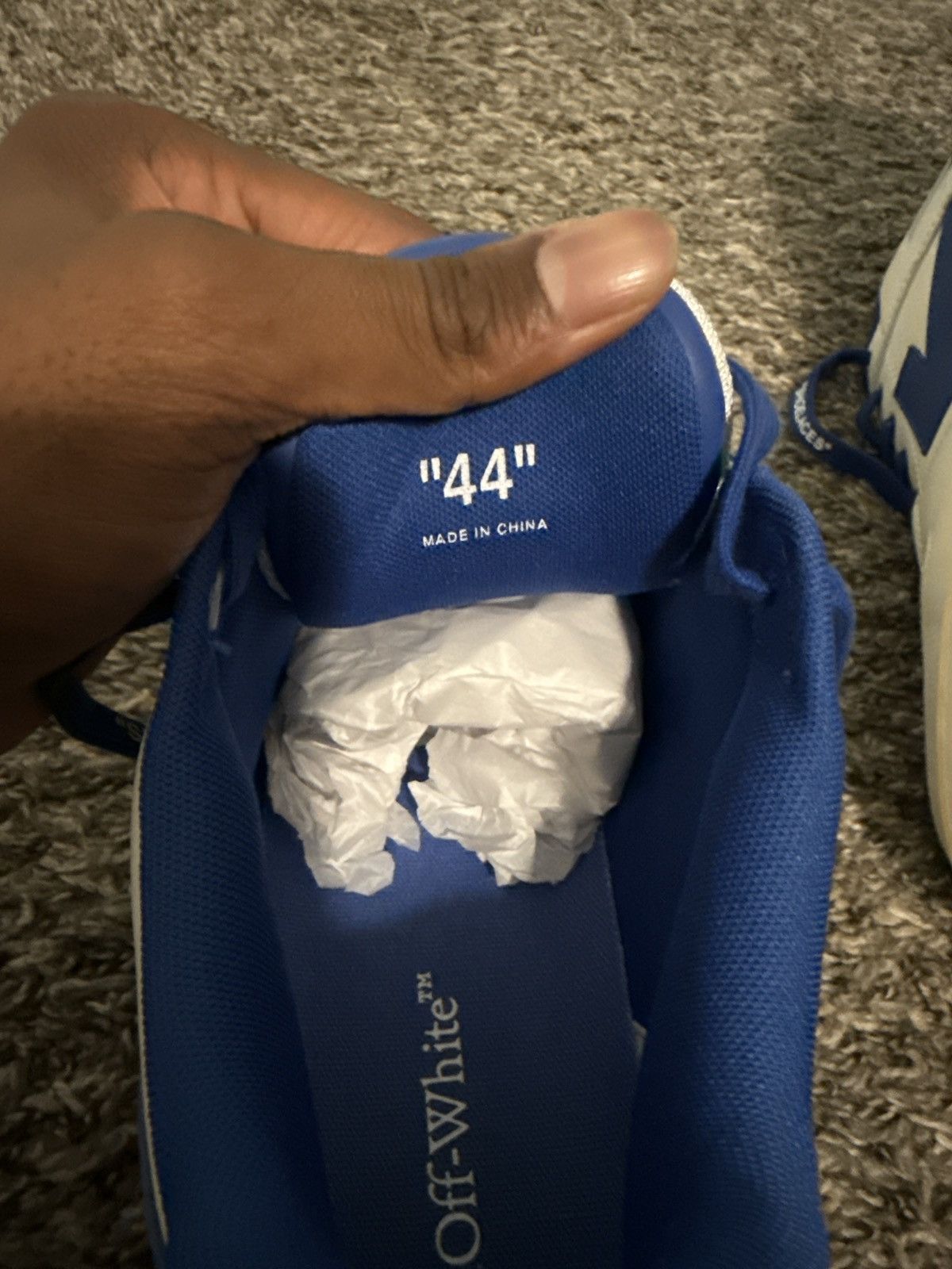 Off-White Off-White Men's Out Of Office Clear-Sole Leather Size US 11 / EU 44 - 5 Thumbnail