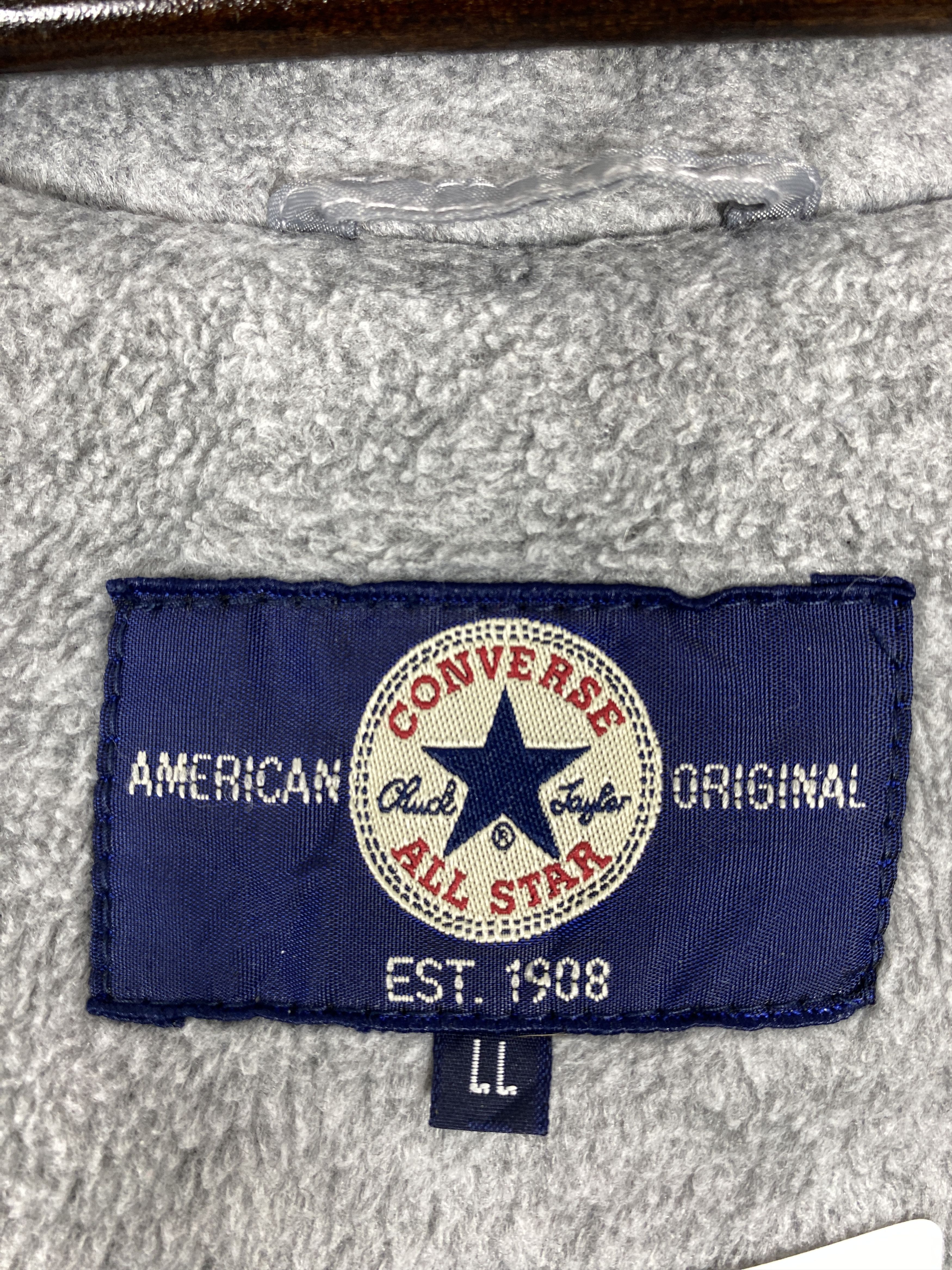 Converse Vintage Converse Hoodie Quilted Lining Jacket Size US L / EU 52-54 / 3 - 10 Thumbnail
