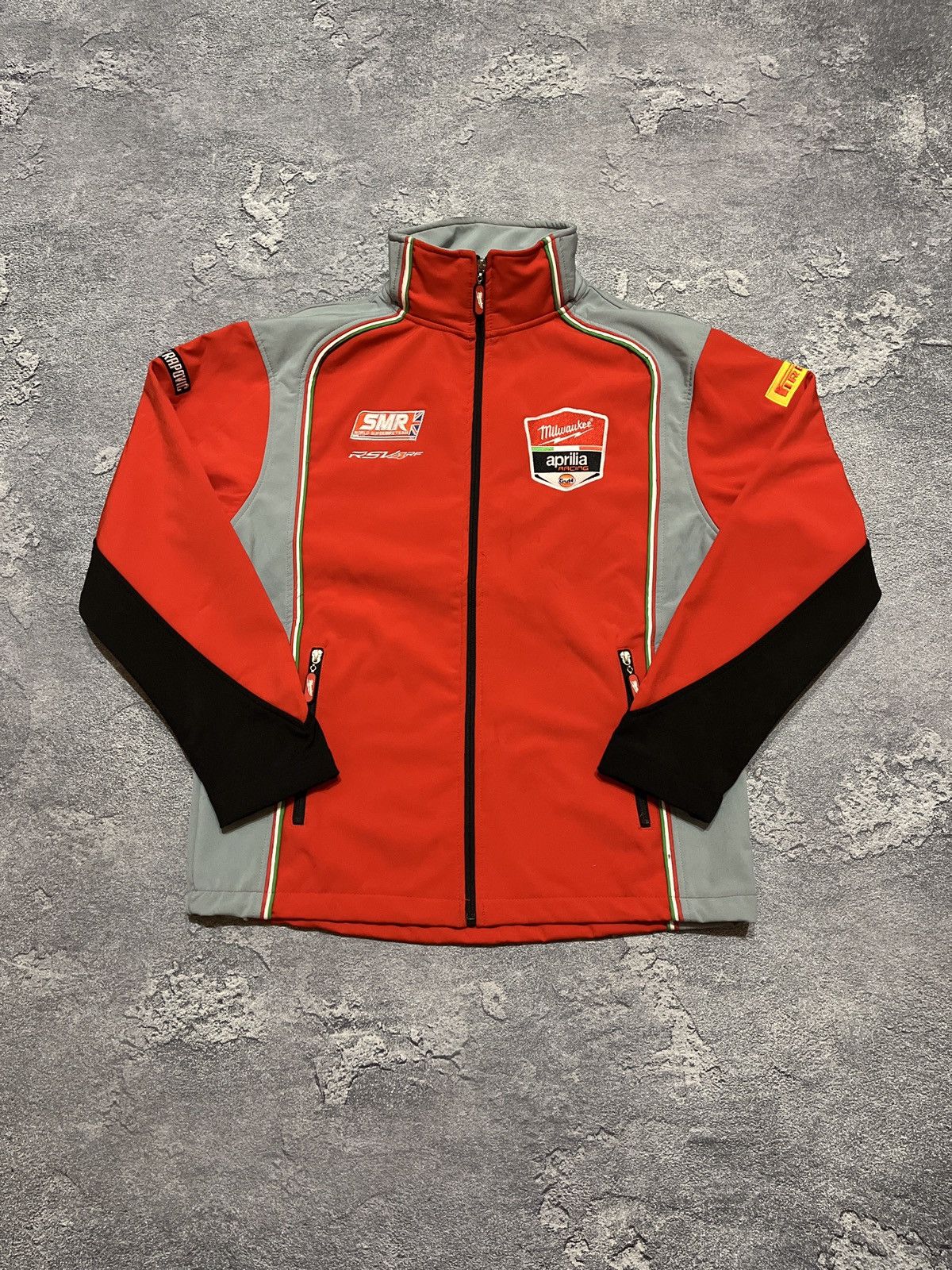 Other Milwaukee Aprilia Racing Team Softshell Jacket Pirelli Size US L / EU 52-54 / 3 - 1 Thumbnail