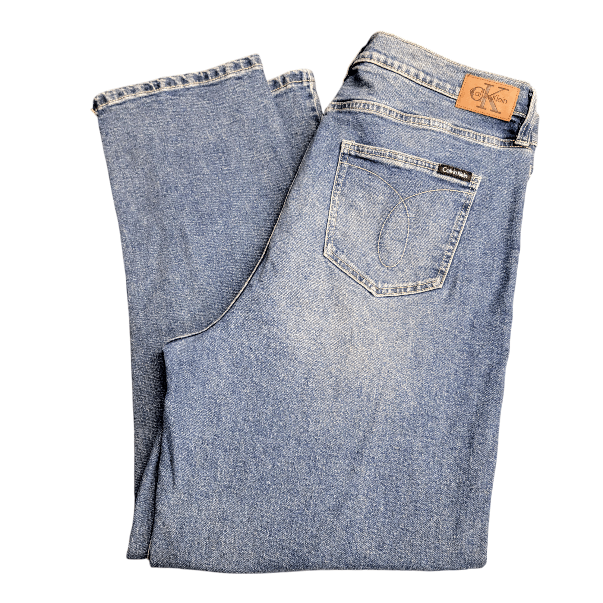 Calvin Klein Calvin Klein High Rise Straight Leg Classic Blue Jeans Size 36" / US 14 / IT 50 - 11 Thumbnail