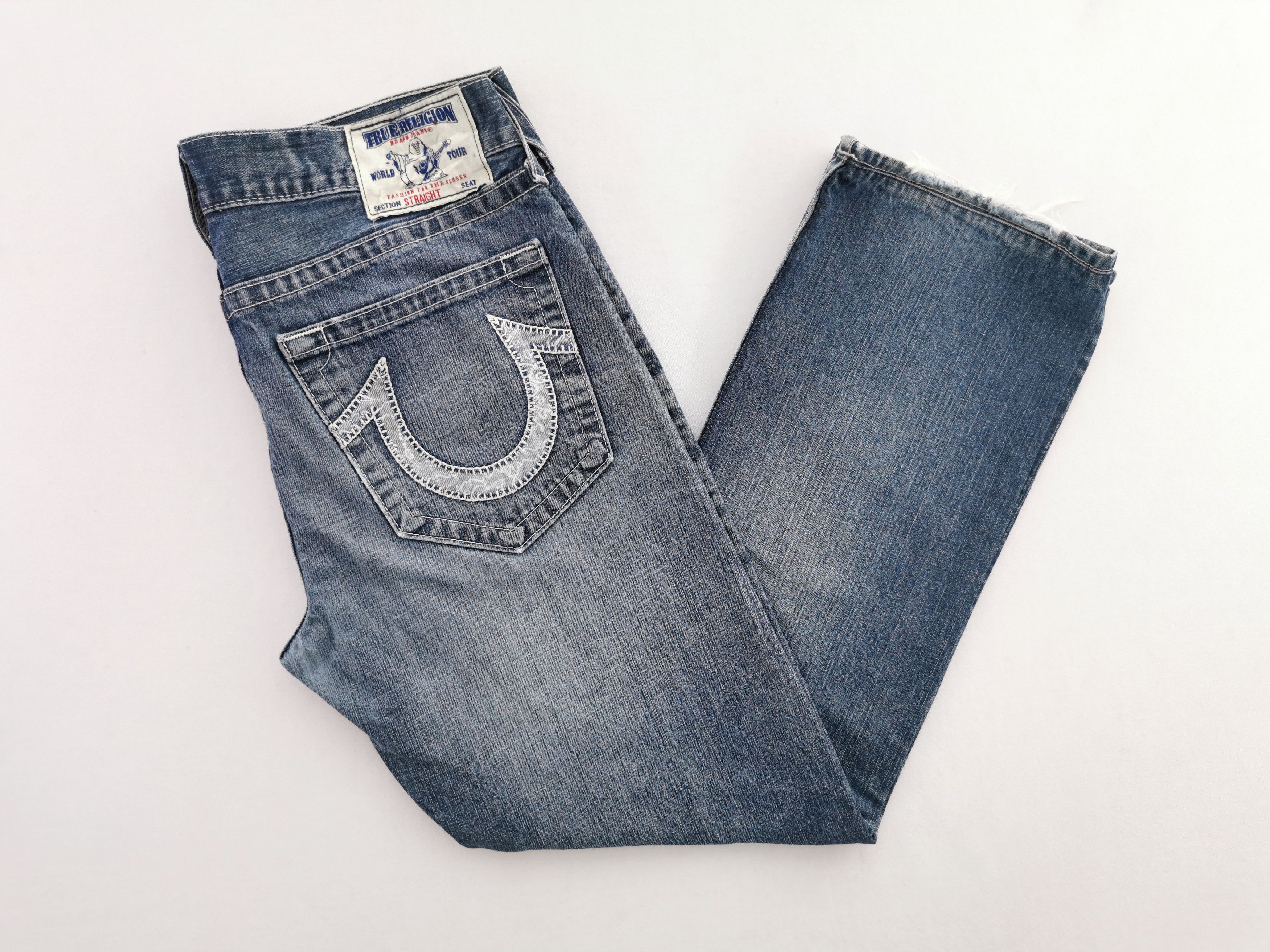 True Religion Vintage True Religion Denim Jeans Made In USA Size US 38 / EU 54 - 8 Thumbnail
