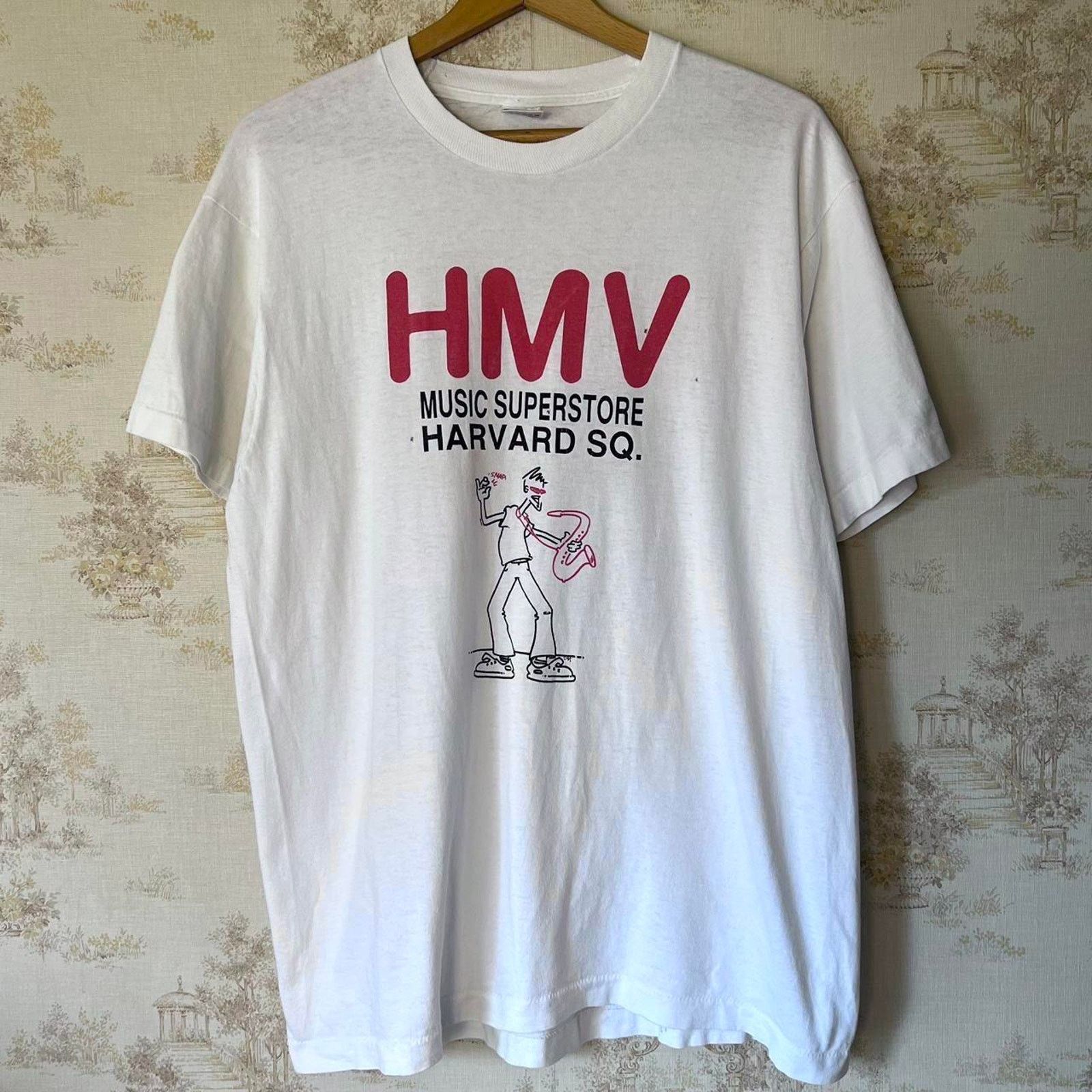 Fruit Of The Loom 90s HMV Harvard Square Record Store T-Shirt Jazz & Blues XL Size US XL / EU 56 / 4 - 1 Thumbnail