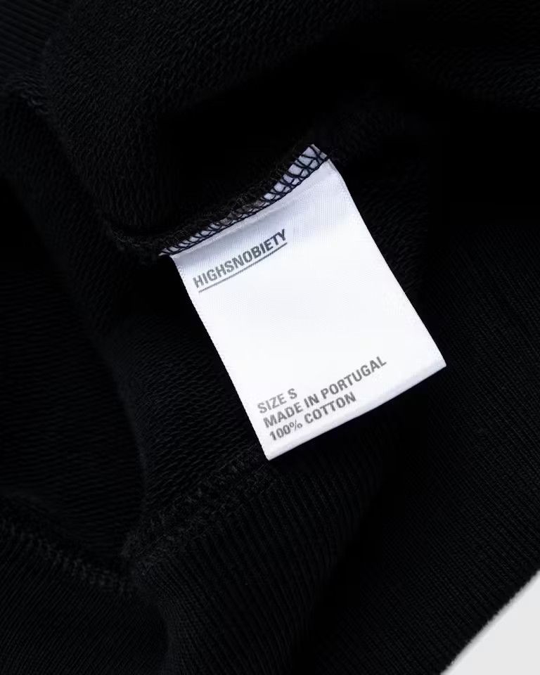Highsnobiety Highsnobiety Rainbow Heavy Terry Crewneck Black Size US M / EU 48-50 / 2 - 5 Thumbnail