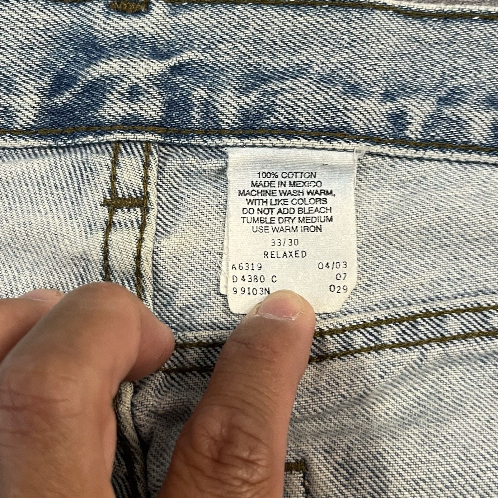 Harley Davidson Vintage Y2K Harley Davidson Relaxed Fit Jeans Mens 33X30 Size US 33 - 7 Thumbnail
