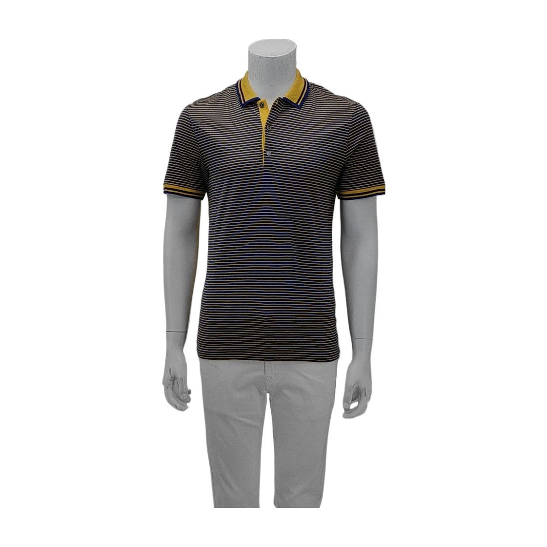 Gucci Gucci Striped Cotton Polo Shirt US XL Size US XL / EU 56 / 4 - 1 Thumbnail