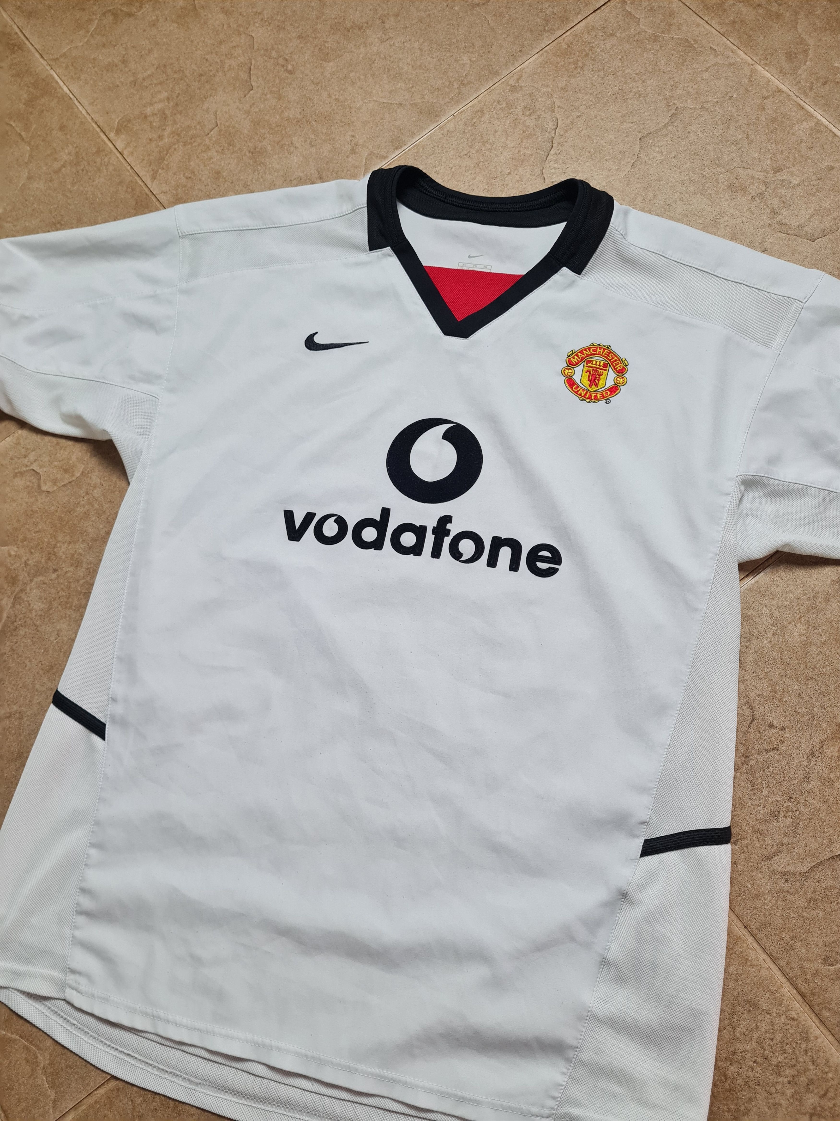 Nike JERSEY MANCHESTER UNITED 2002/03 FOOTBALL SOCCER SHIRT NIKE Size US S / EU 44-46 / 1 - 3 Thumbnail