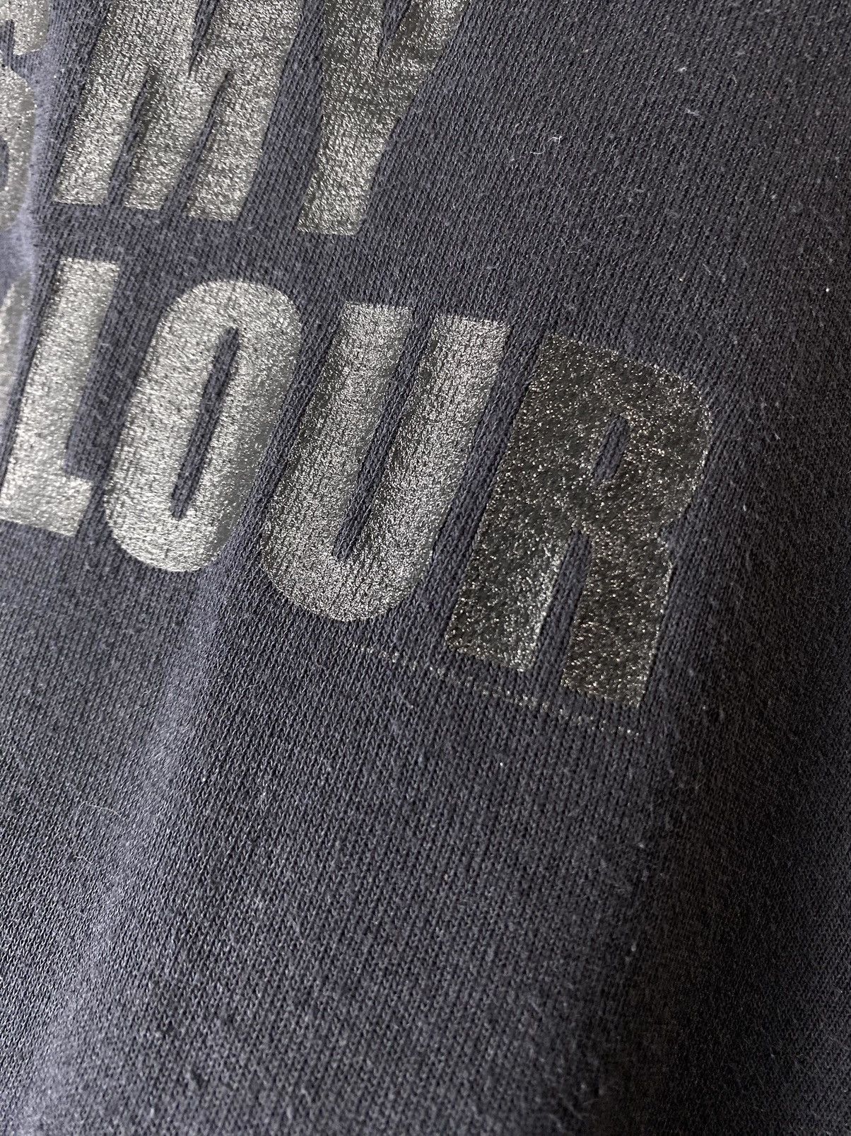 Vintage Vintage 1990’s Black Is My Happy Colour Hoodie Grail Size US L / EU 52-54 / 3 - 5 Thumbnail