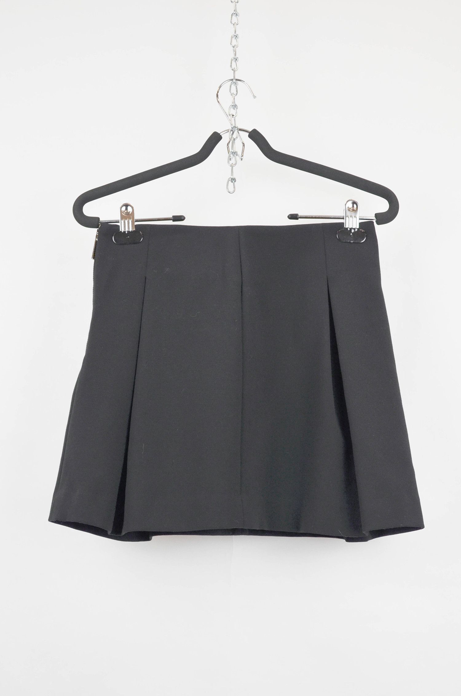 Pinko Pinko Crepe Mini Skirt Black Pleated - Size IT38 Size 26" / US 2 / IT 38 - 2 Thumbnail
