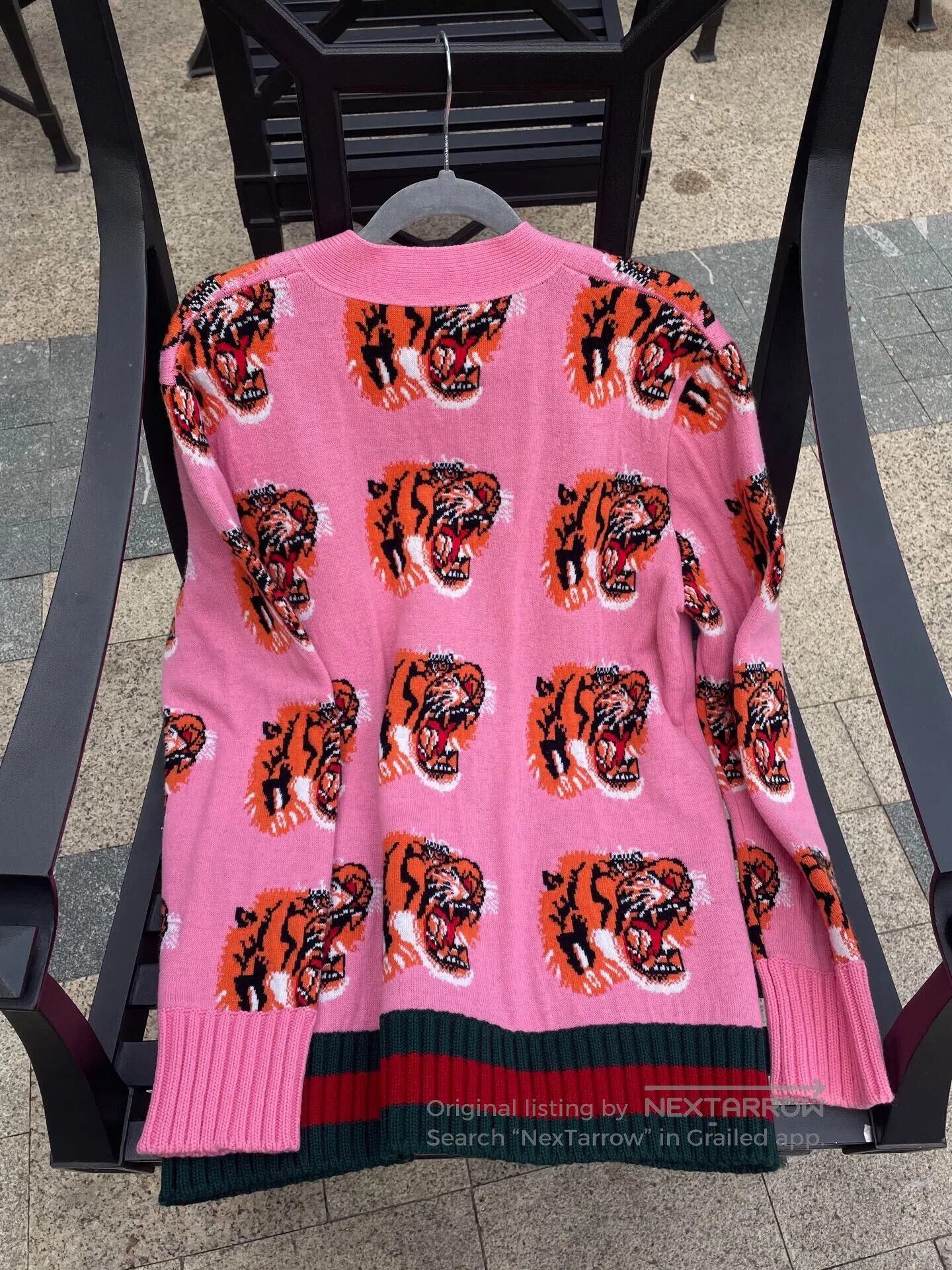 Gucci Gucci Cardigan Sweater in Striped Design. Size XS / US 0-2 / IT 36-38 - 2 Thumbnail