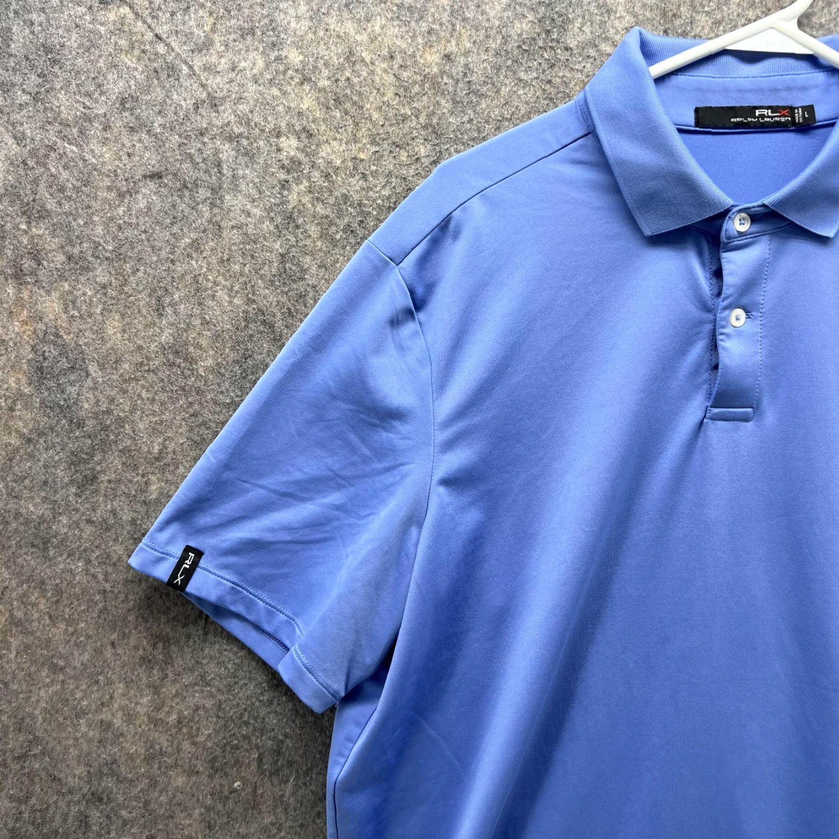 RLX Ralph Lauren Ralph Lauren RLX Polo Shirt Golf Men Large Blue Casual Preppy Short Sleeve Polo Shirt 46 in Chest Regular Fit Size US L / EU 52-54 / 3 - 3 Thumbnail