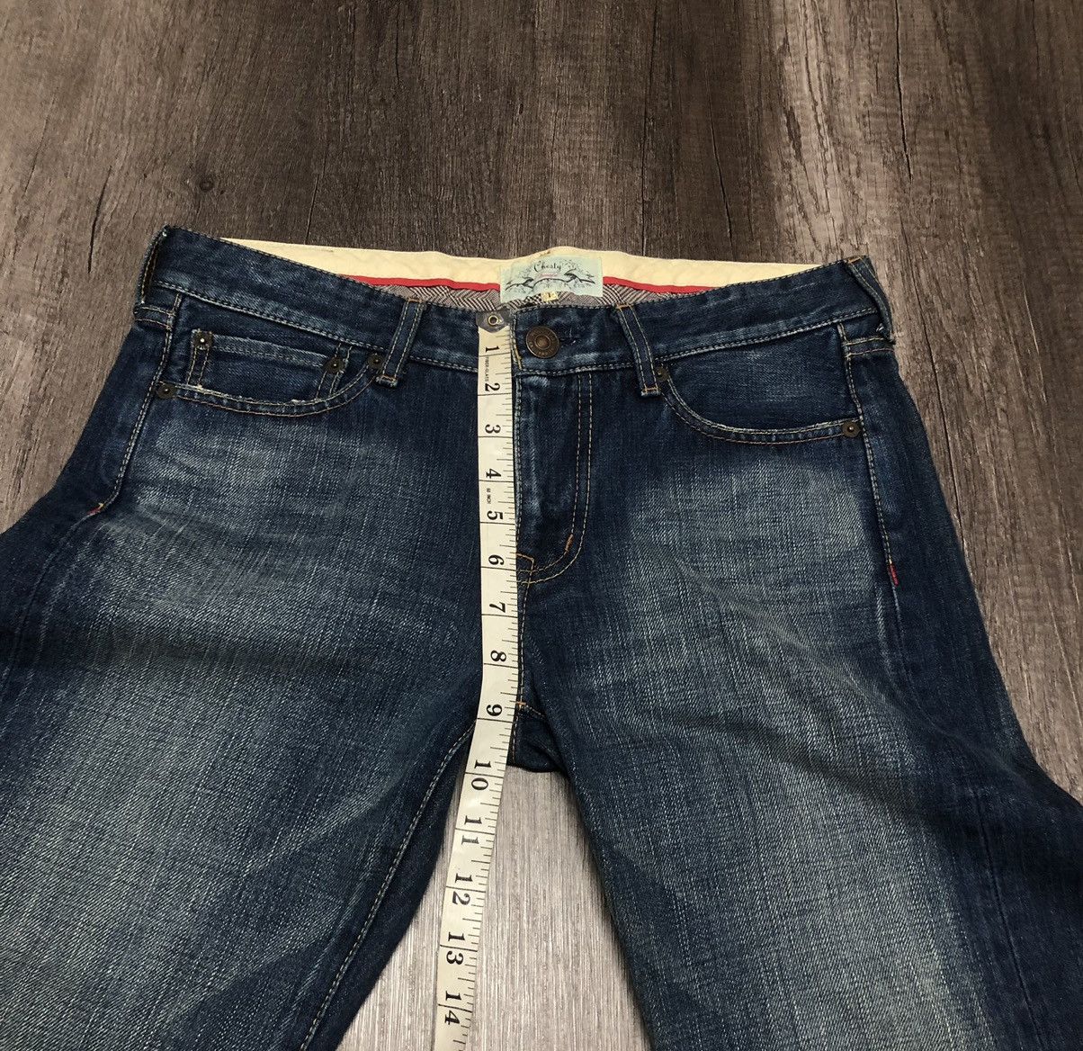 Designer × Japanese Brand × Vintage Vintage Chesty Buckle Back Denim Jeans Japanese Brand Size US 32 / EU 48 - 6 Thumbnail