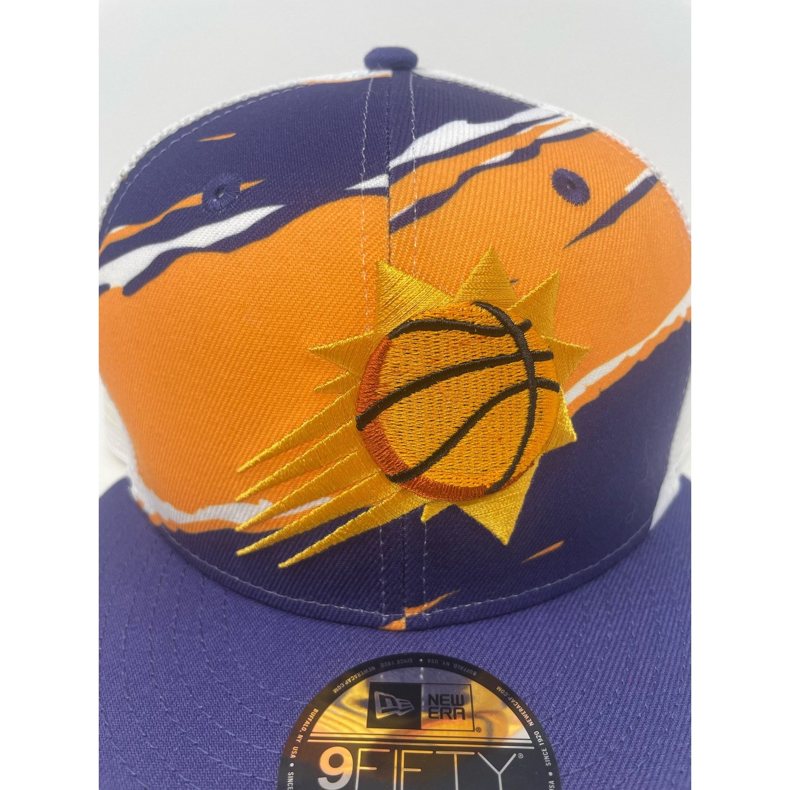 New Era Phoenix Suns New Era Tear 9FIFTY Trucker Snapback NBA Hat Size ONE SIZE - 2 Thumbnail