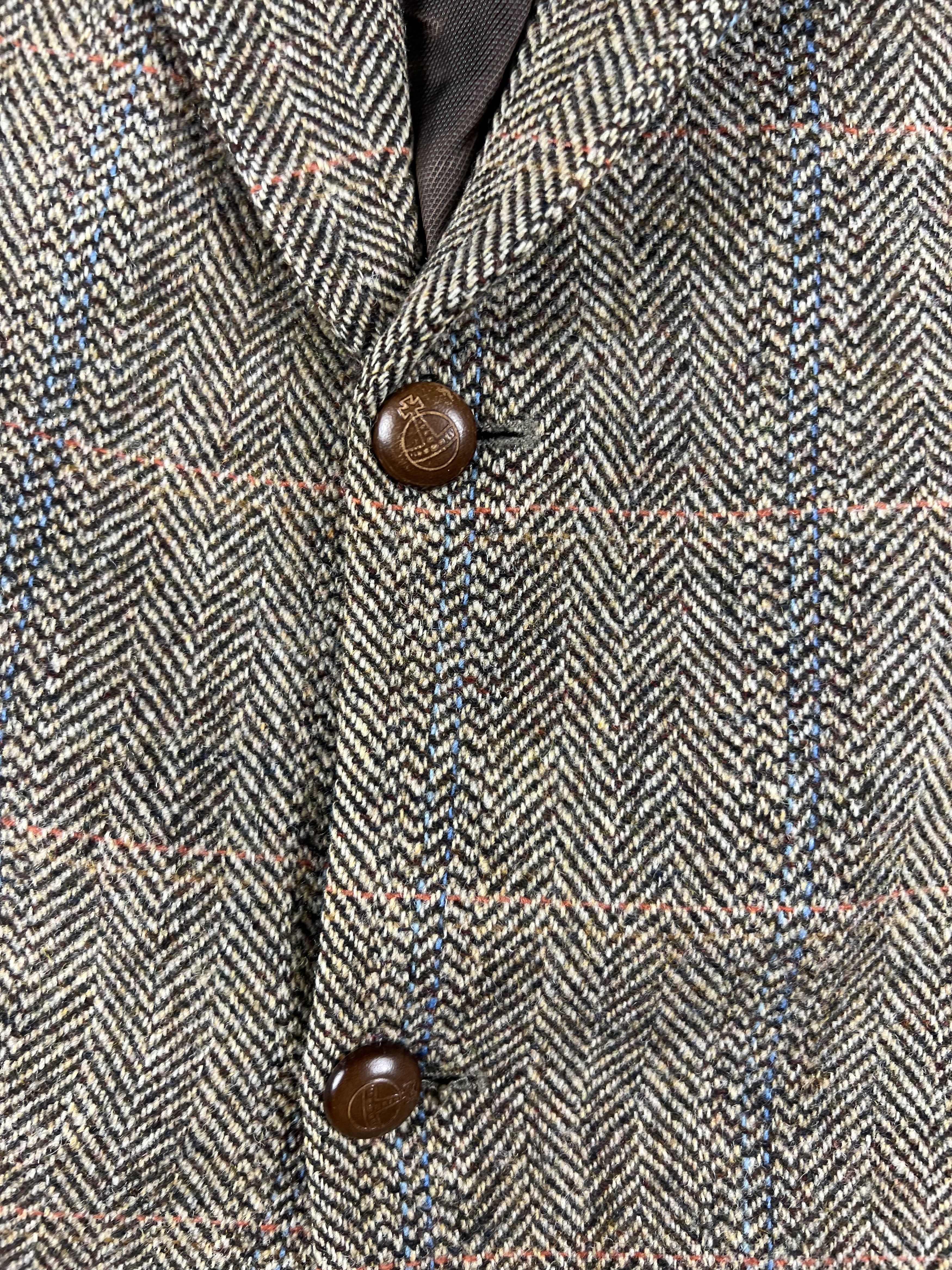 Harris Tweed × Vintage Vintage Harris Tweed Blazer L Size 50R - 2 Thumbnail