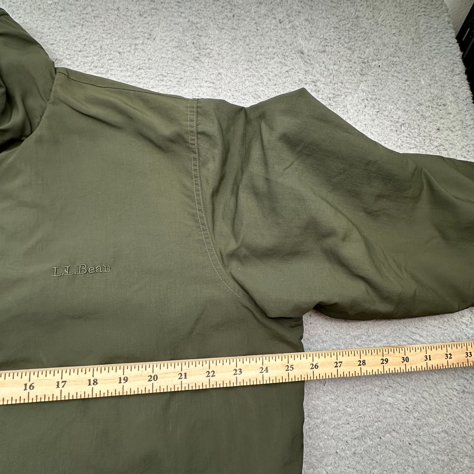 L.L. Bean LL Bean UF43 Fleece Lined Nylon Warm Up Bomber Jacket Large Size US L / EU 52-54 / 3 - 4 Thumbnail