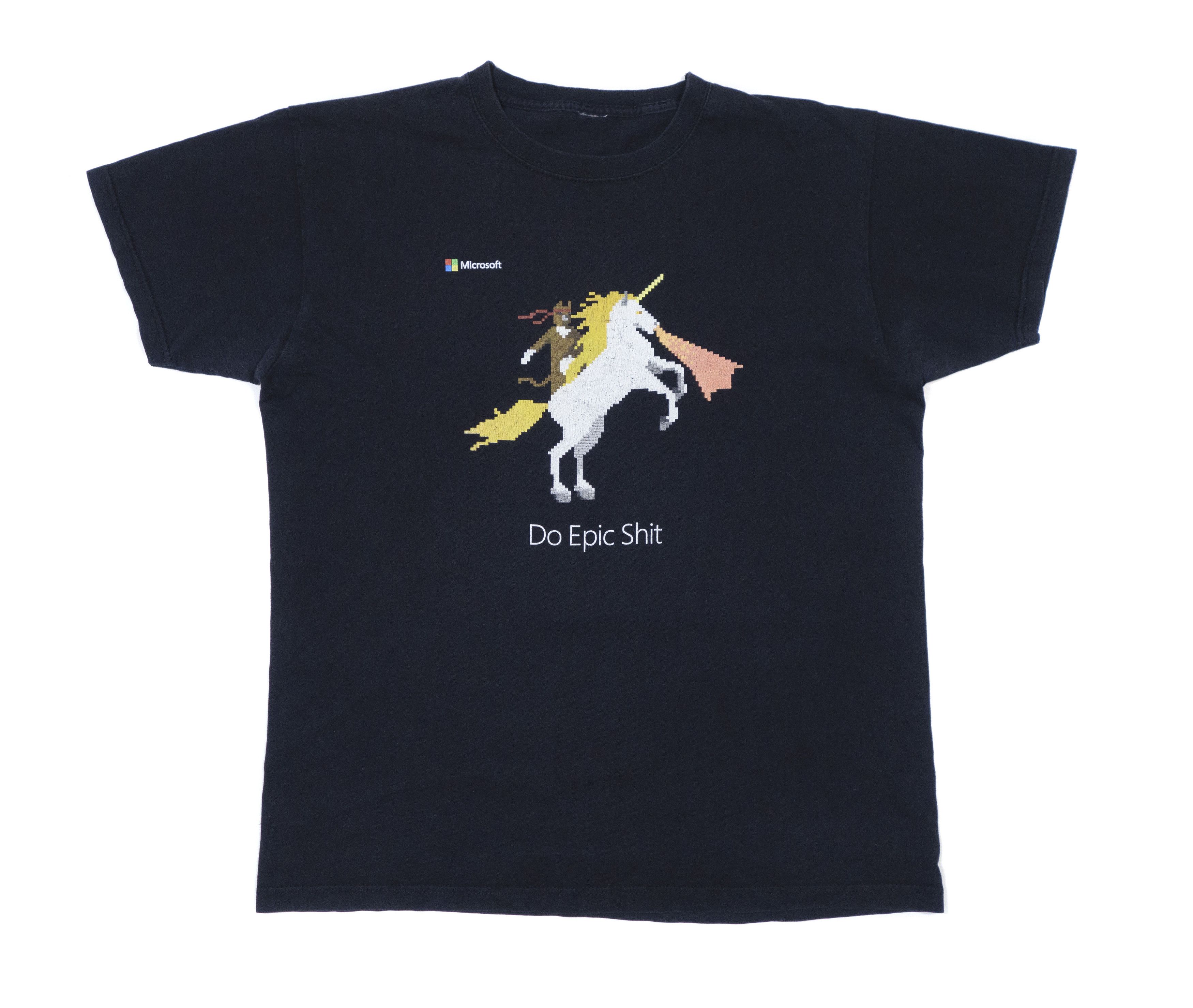 Microsoft 90S "Do Epic Shit" Pixel Art T-Shirt Size US M / EU 48-50 / 2 - 1 Thumbnail