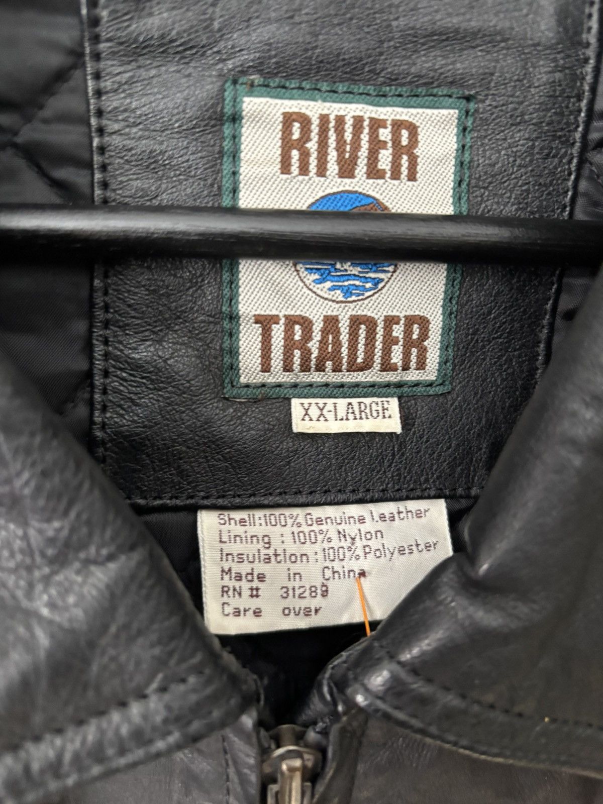 Vintage Vintage River Trader Genuine Leather Jacket — XXL Size US XXL / EU 58 / 5 - 3 Thumbnail