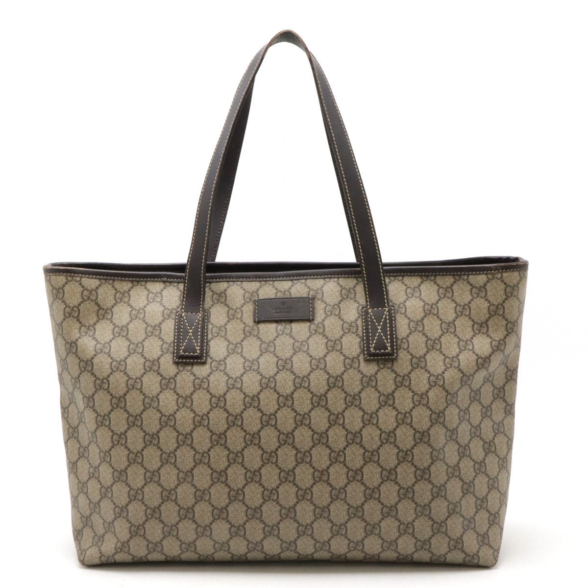 Gucci Gucci Gucci GG Supreme GG Plus Tote Bag PVC Leather 211137 Canvas Tote Bag 211137 in Very Good Condition Size ONE SIZE - 1 Thumbnail