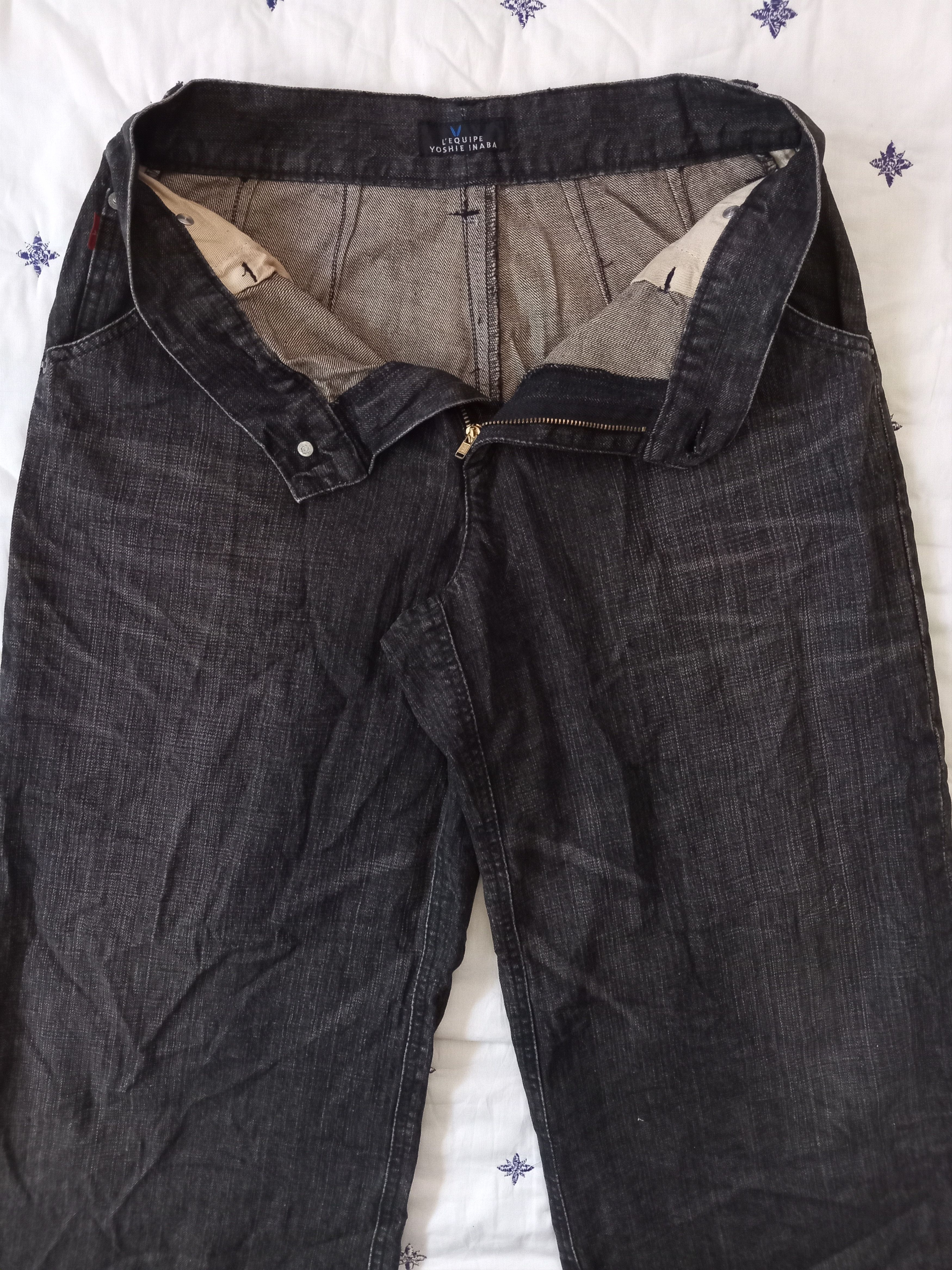 Japanese Brand × yoshie inaba L’equipe Yoshie Inaba Japanese Brand Wide Leg Jeans Size 29" - 5 Thumbnail