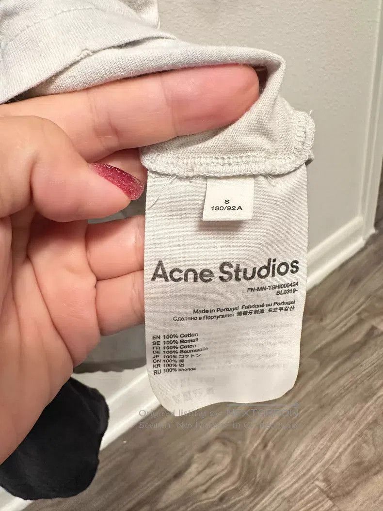 Acne Studios Acne Studios 1996 Vintage Logo Short-Sleeve T-Shirt Size S / US 4 / IT 40 - 3 Thumbnail