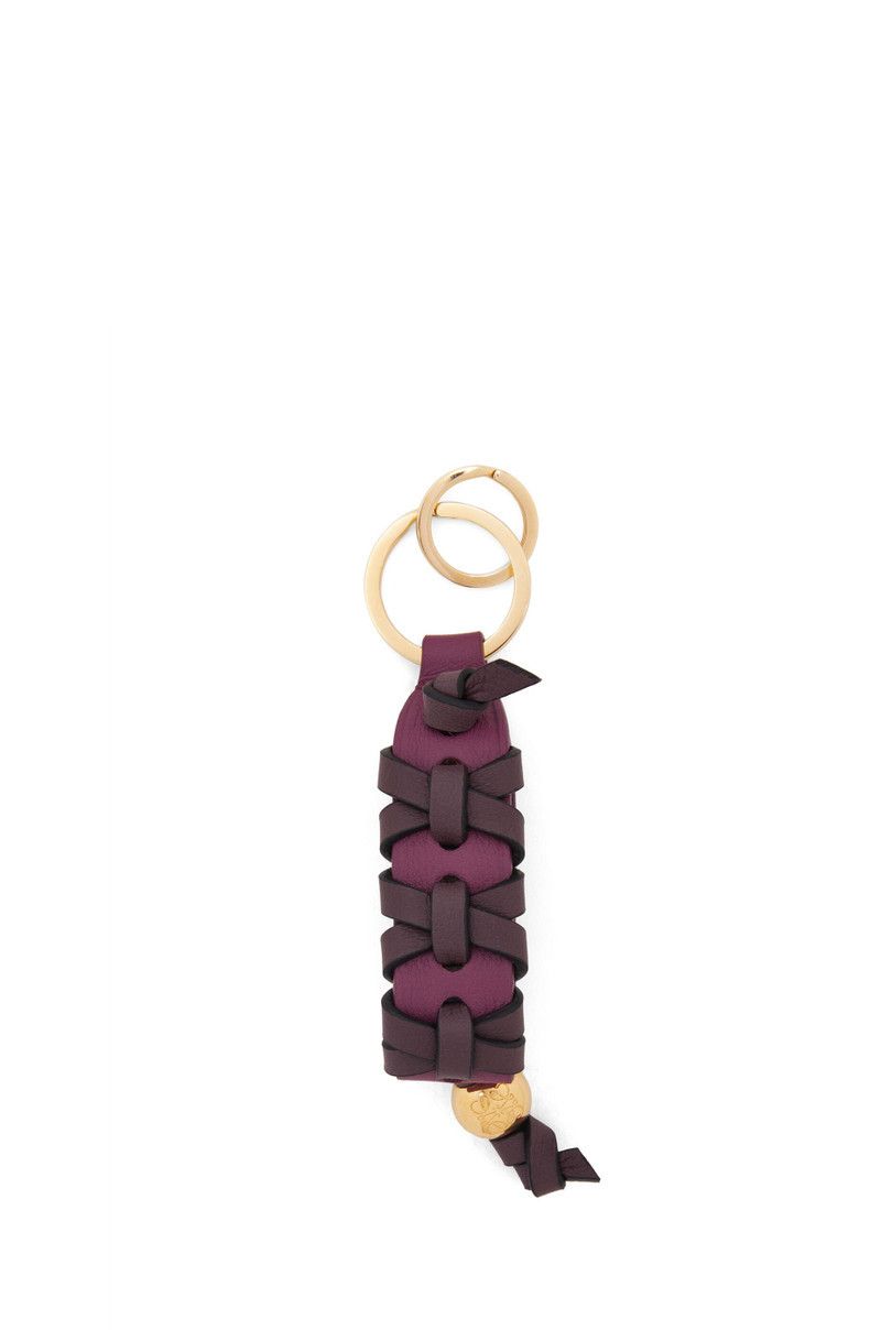 Loewe o1in1g0526 Size: OS / Cross Braided Keyring Classic Calfskin Size ONE SIZE - 1 Thumbnail