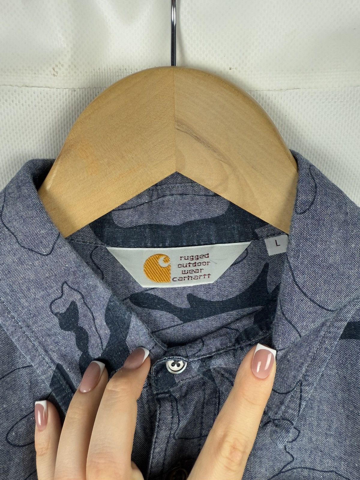 Carhartt Carhartt L/S Bowie Men’s Button Up Shirt Size L Size US L / EU 52-54 / 3 - 12 Thumbnail