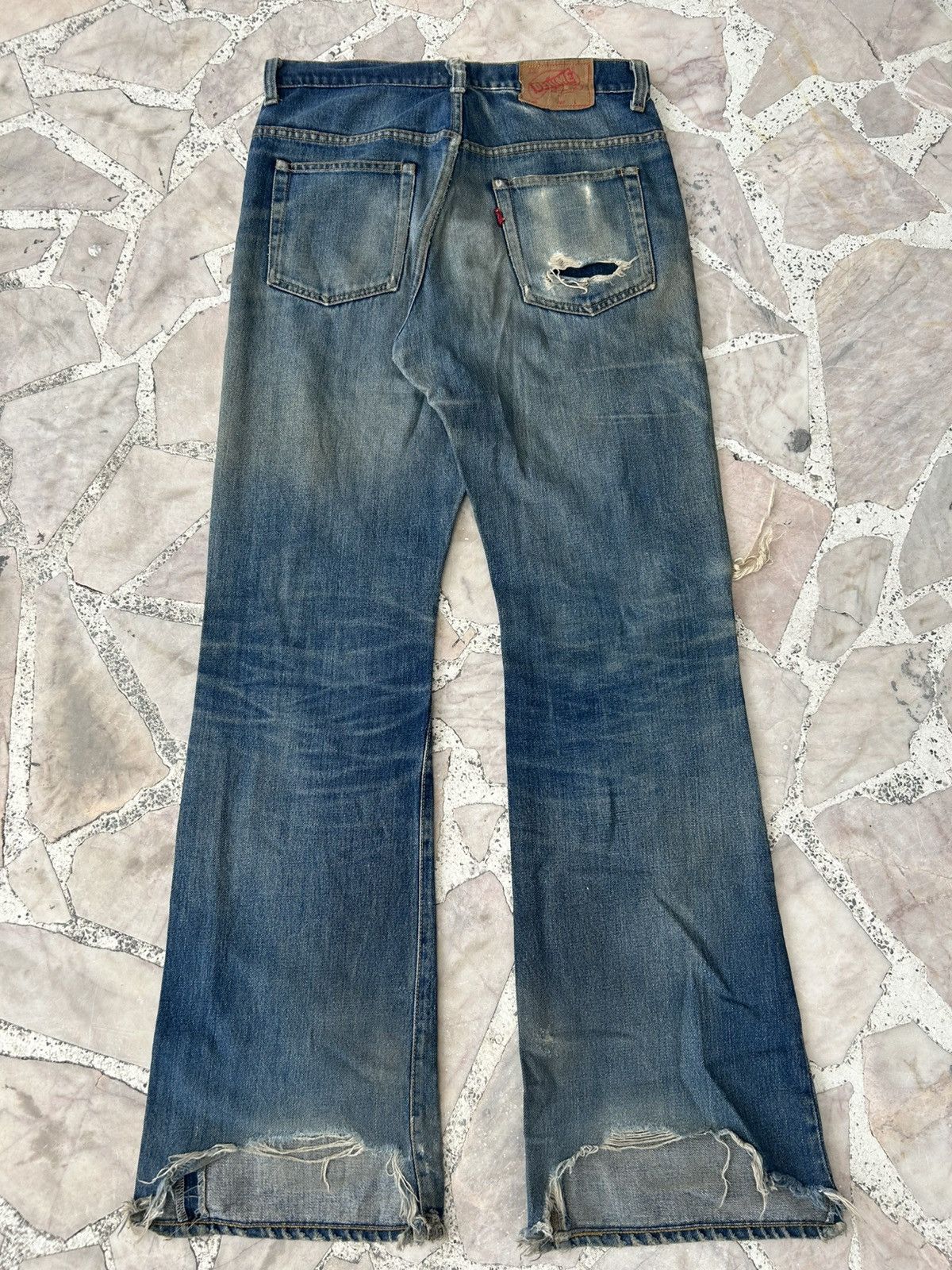 Denime Vintage Ripped Flare Denime Size US 30 / EU 46 - 2 Thumbnail