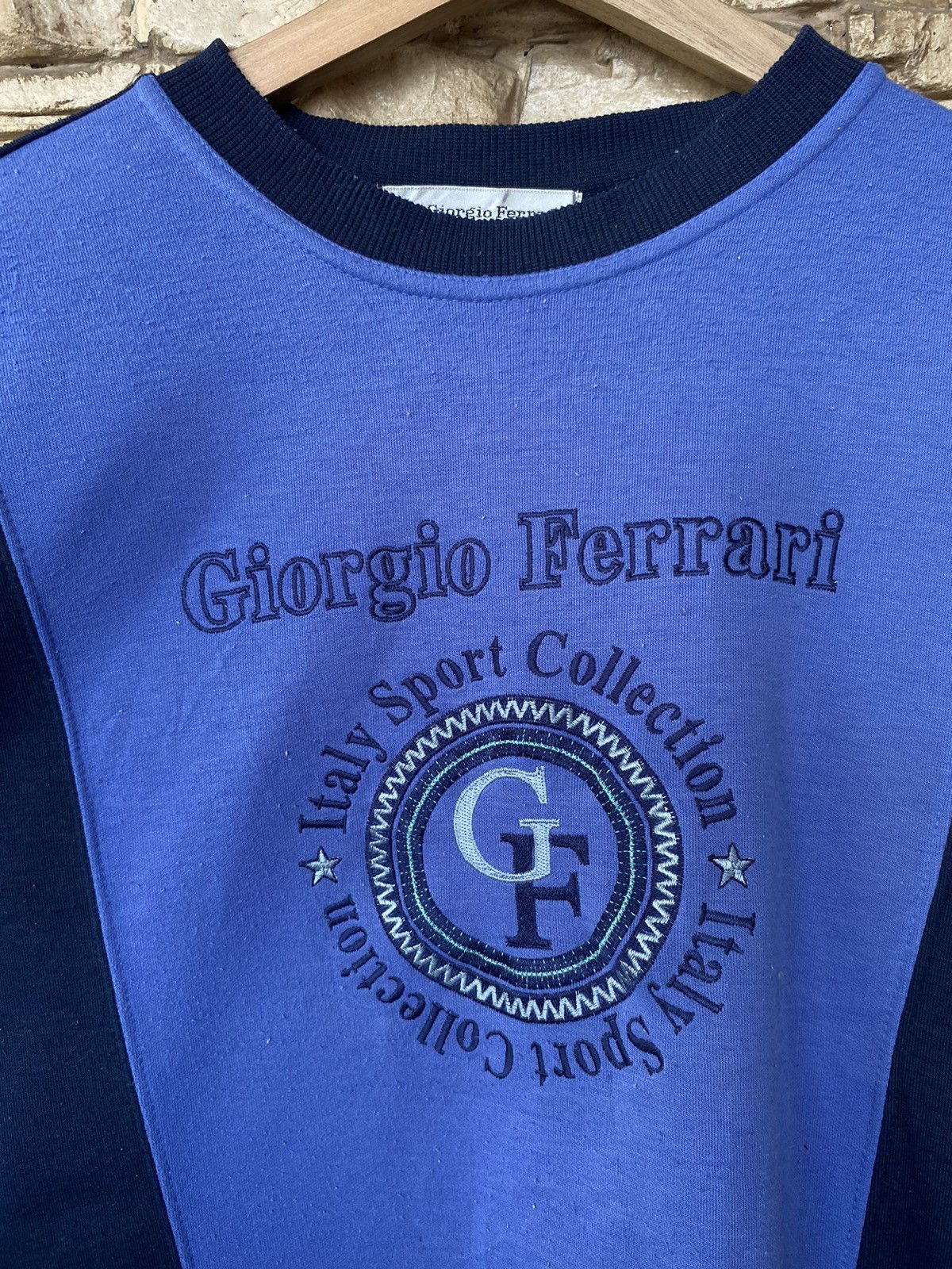 Vintage Vintage 90s Giorgio Ferrari Sweatshirt Size US M / EU 48-50 / 2 - 7 Thumbnail