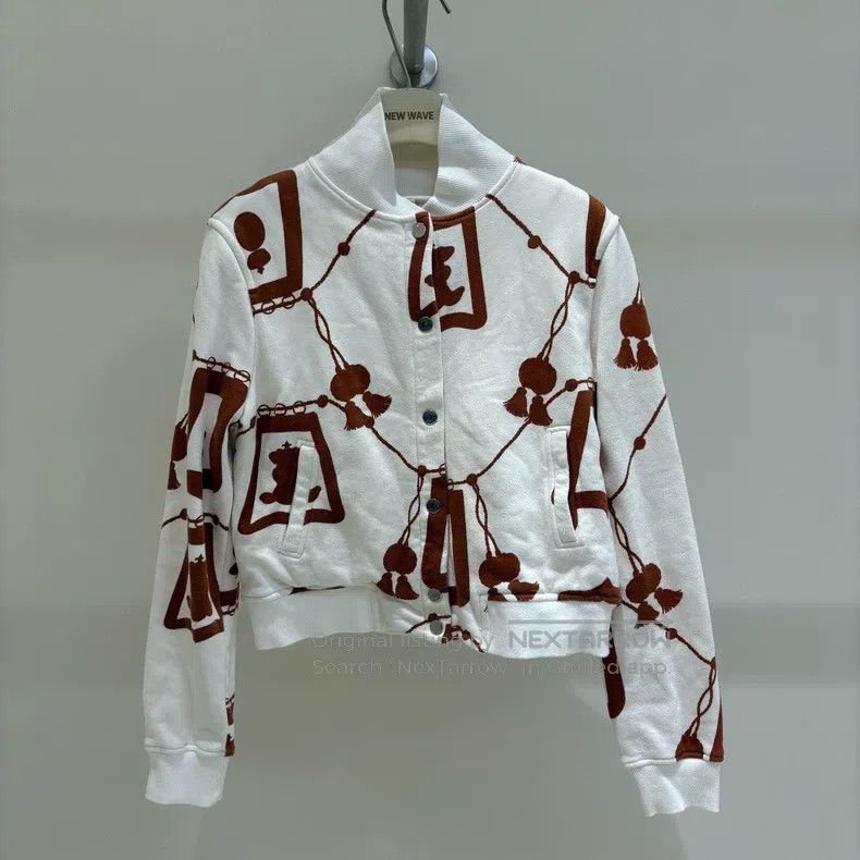 Hermes Hermes Printed thick baseball shirt with shorts and sweats Size XS / US 0-2 / IT 36-38 - 1 Thumbnail