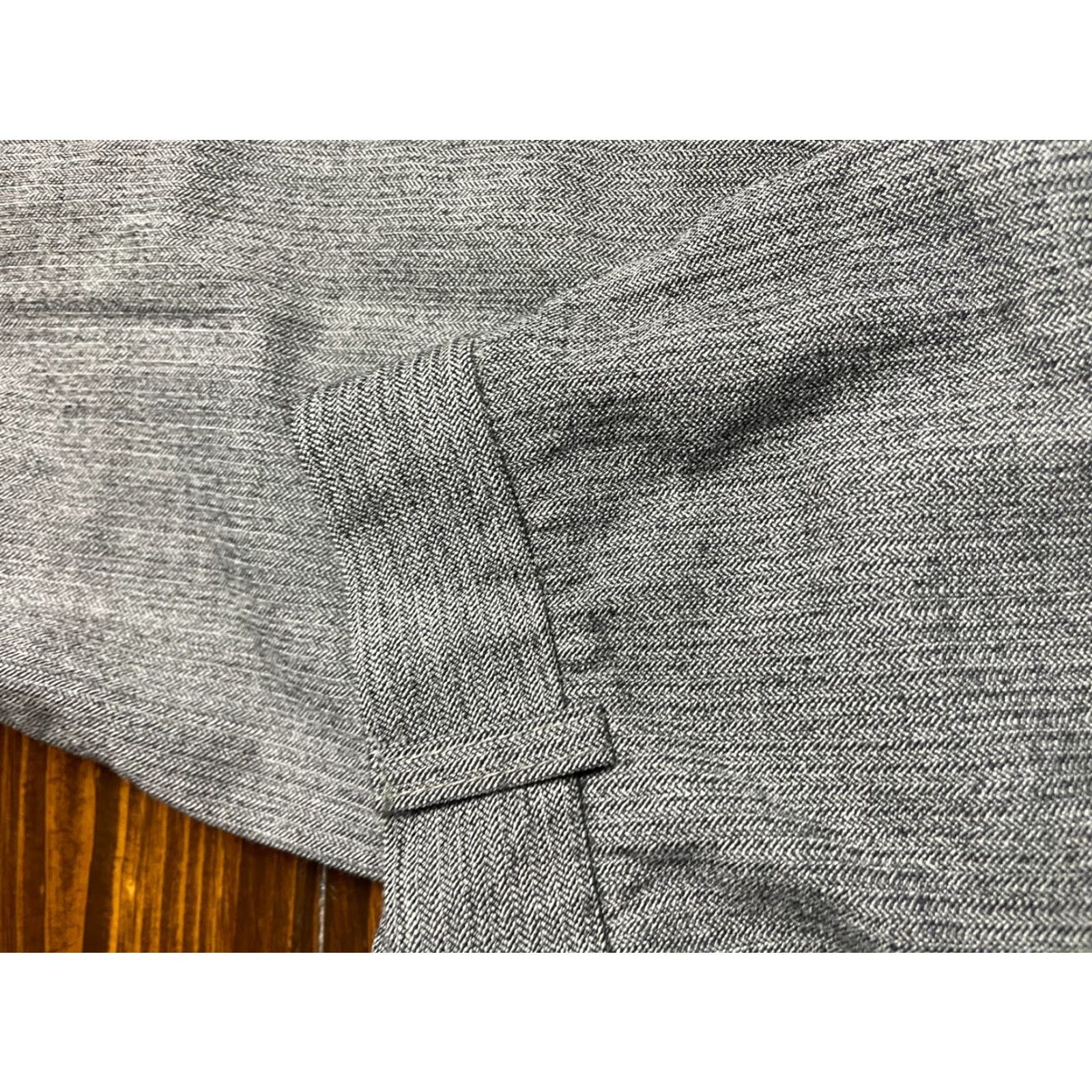 Vintage Rafaella Dress Pants Women's Size 12 Gray Straight Leg Flat Front Pockets Size 29" - 3 Thumbnail