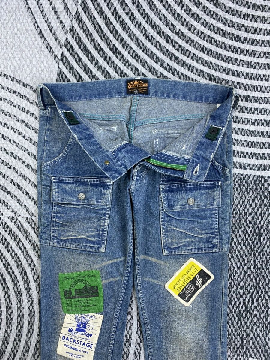 Hysteric Glamour Vtg Groovy Colors Hysteric Style Patches Bush Pants Jeans Size US 33 - 9 Thumbnail