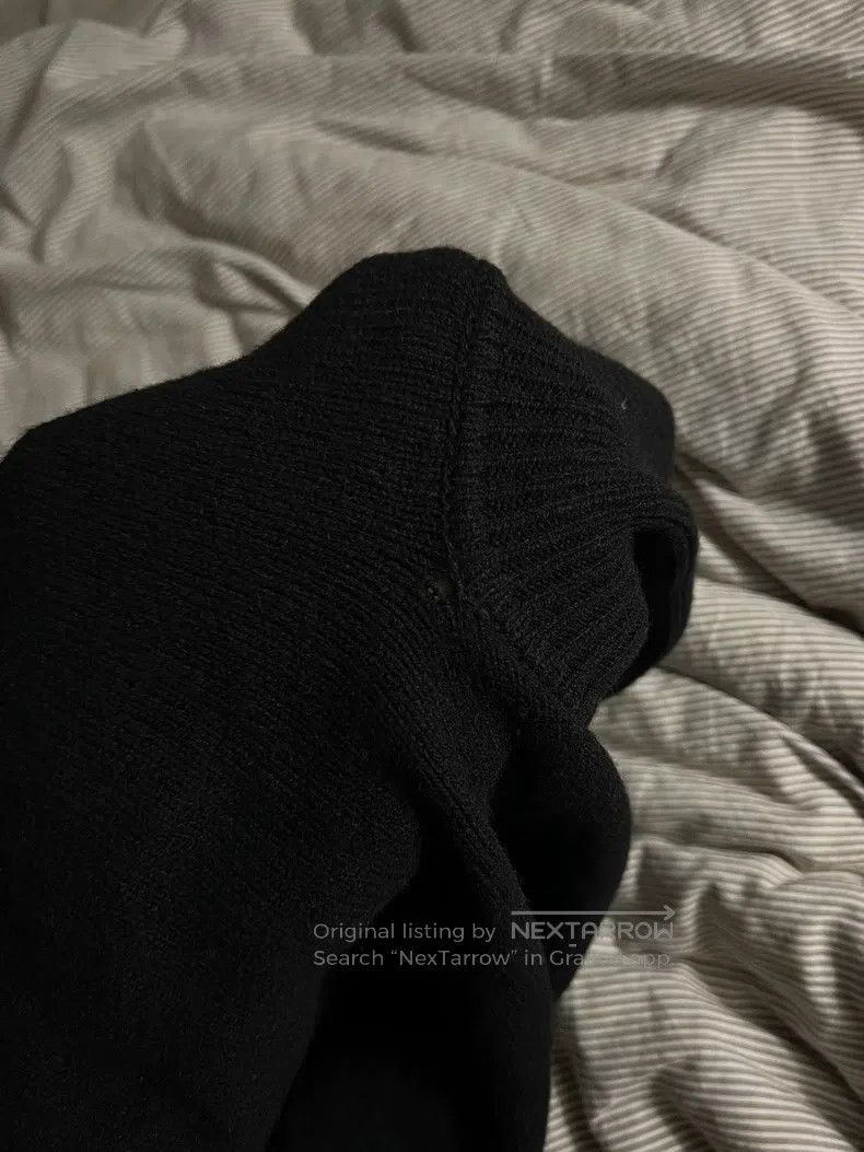 Rick Owens RICK OWENS Autumn black cashmere and wool blended cardigan Size US L / EU 52-54 / 3 - 4 Thumbnail